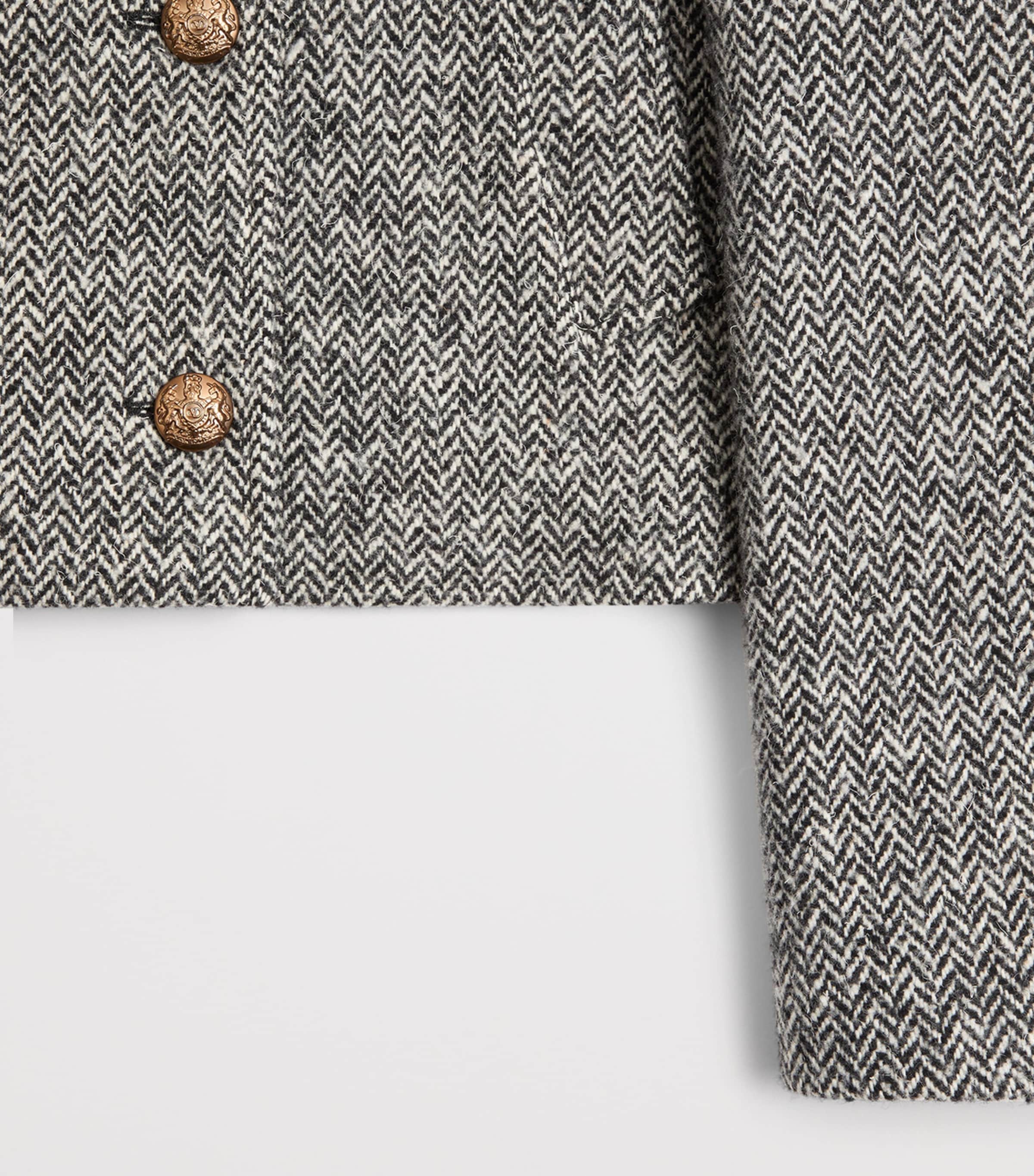 Valentino Womens Virgin Wool-Blend Coat Image 8