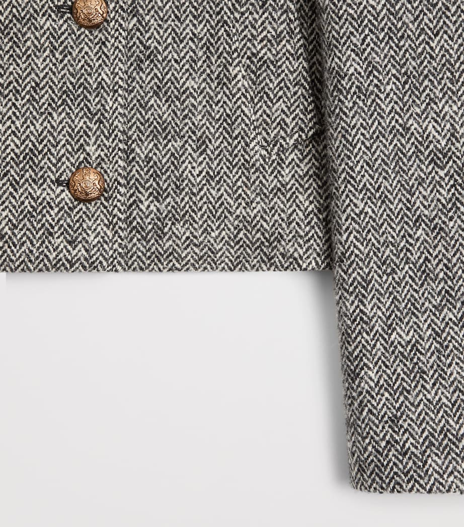 Valentino Womens Virgin Wool-Blend Coat Image 8