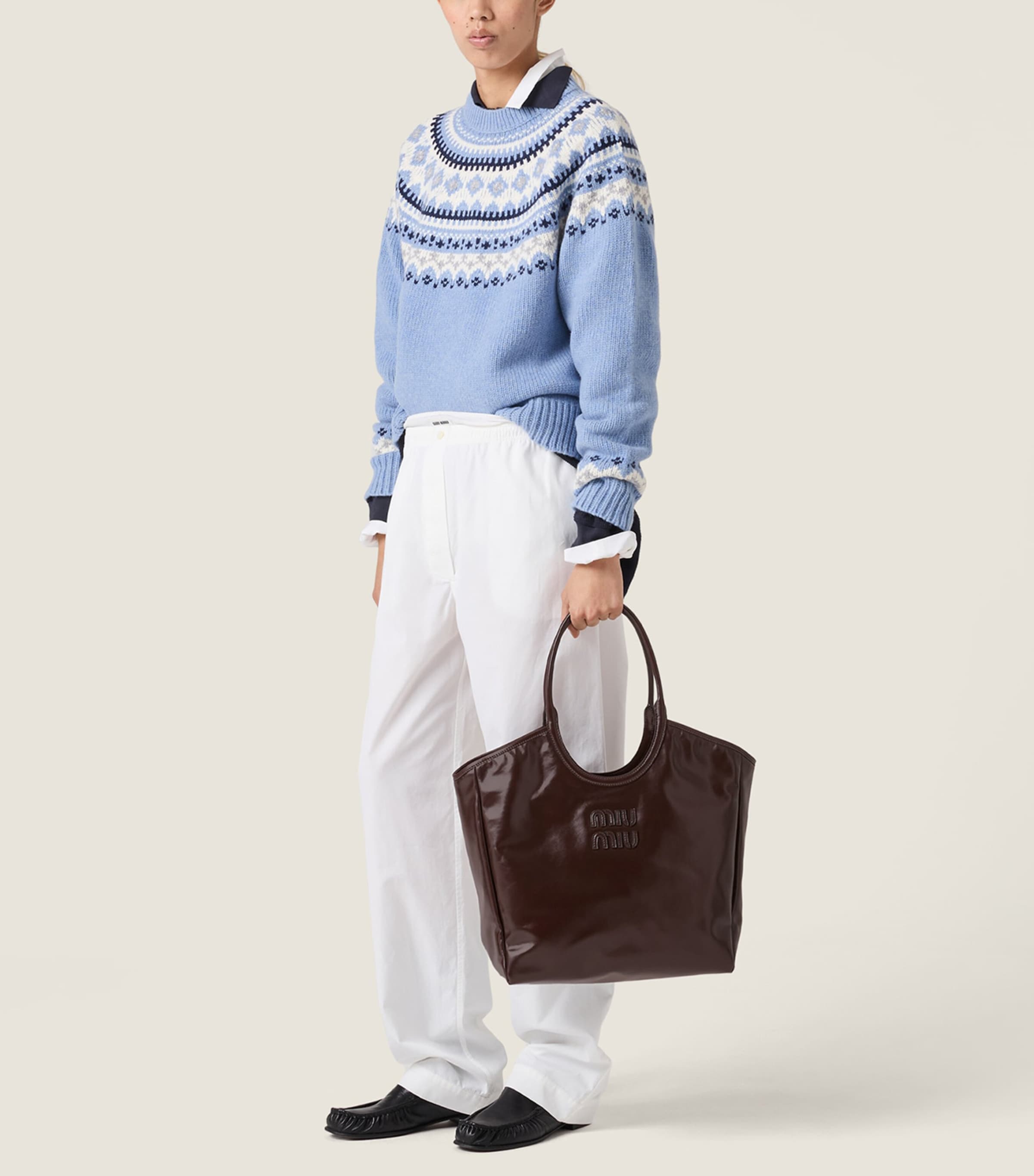 Patent Leather Ivy Tote Bag F0003 Image 2