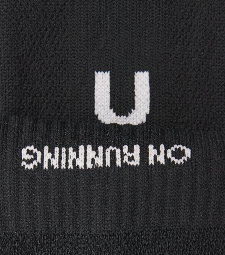 Organic Cotton-Blend Core Run Low Socks (Pack of 2) BLACK Image 2