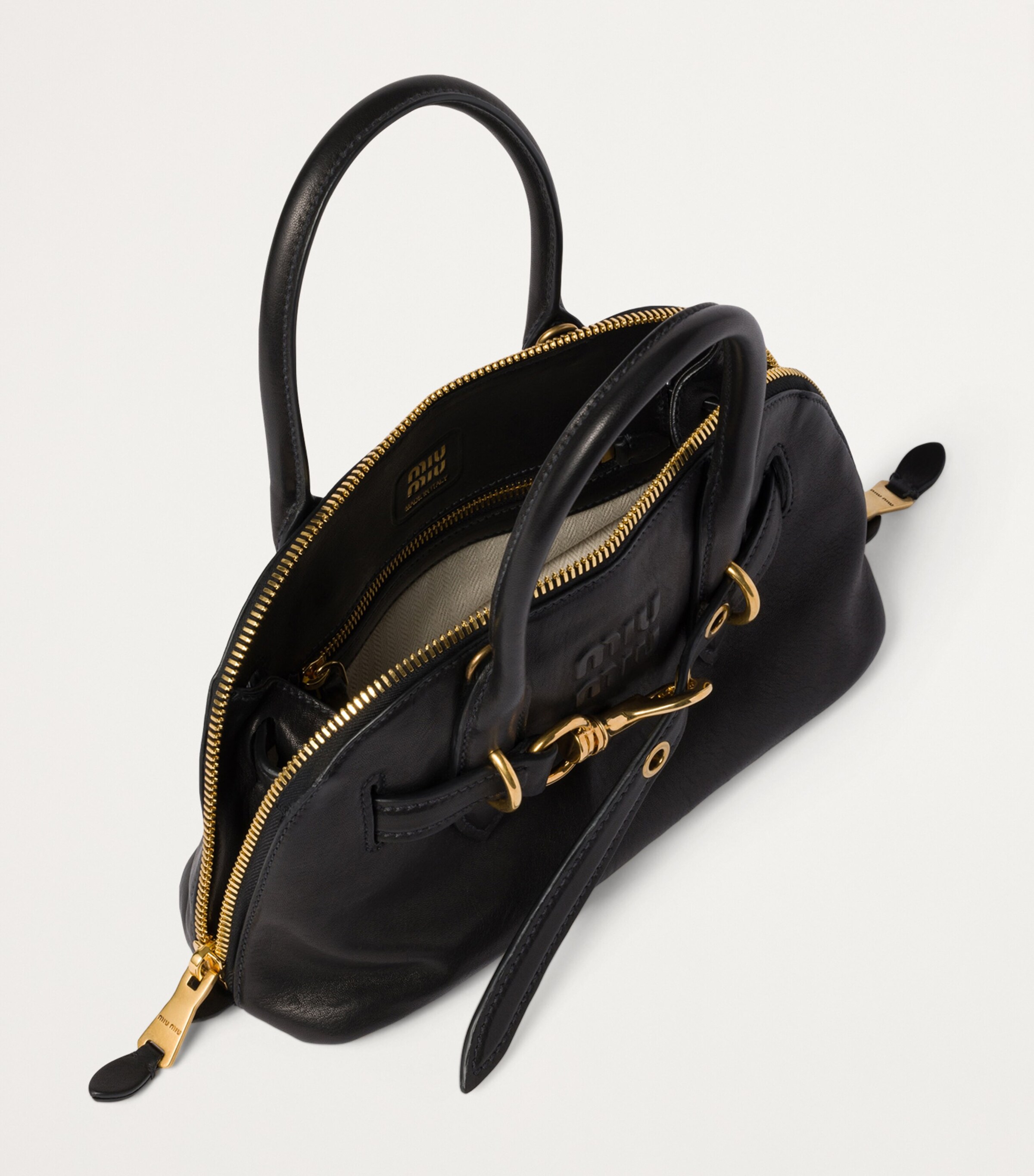 ハンドバッグ AVENTURE BAG Miu Miu Leather Aventure Top-Handle Bag | Harrods UK