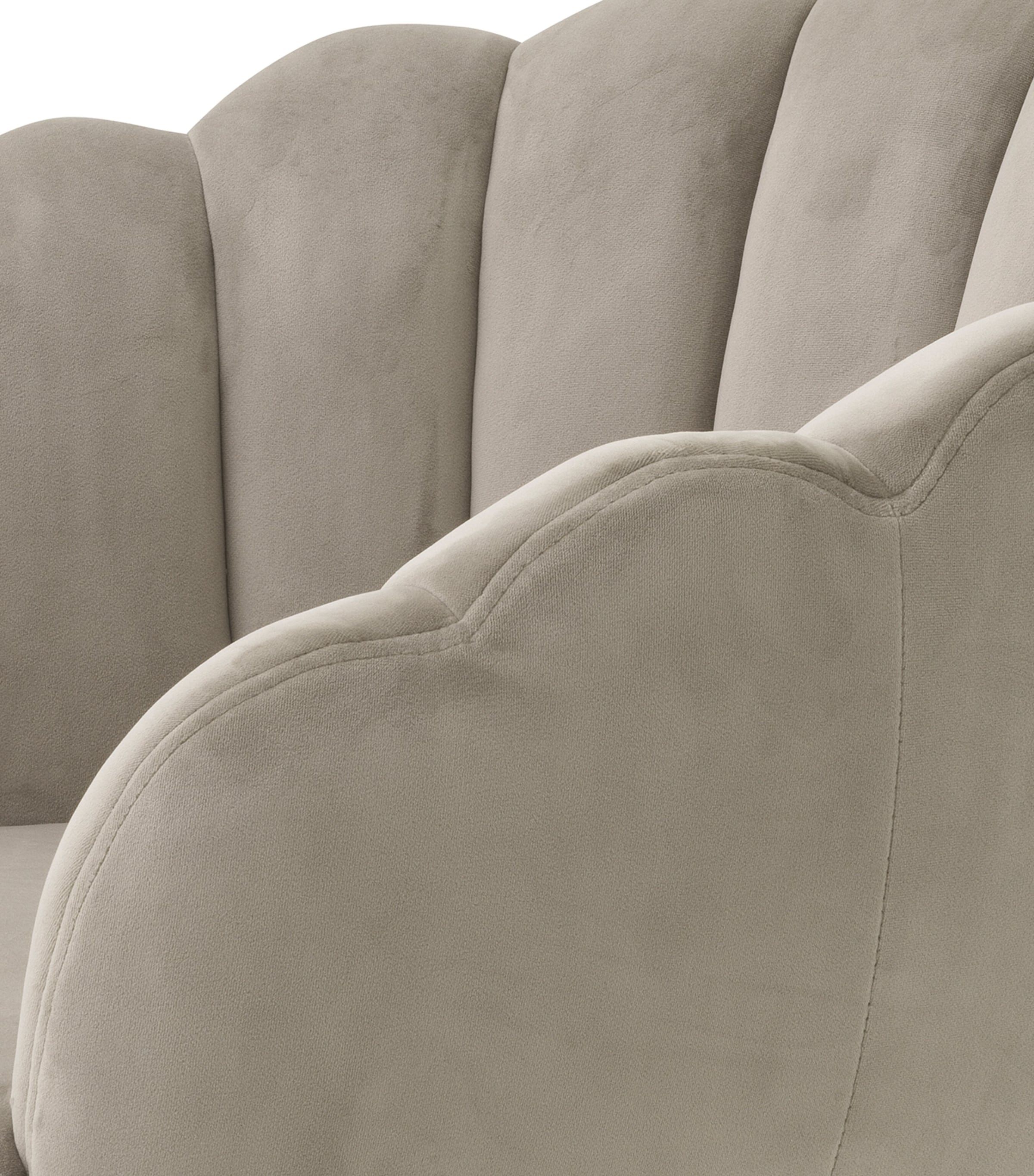 Velvet Luzern Dining Chair GREY Image 5