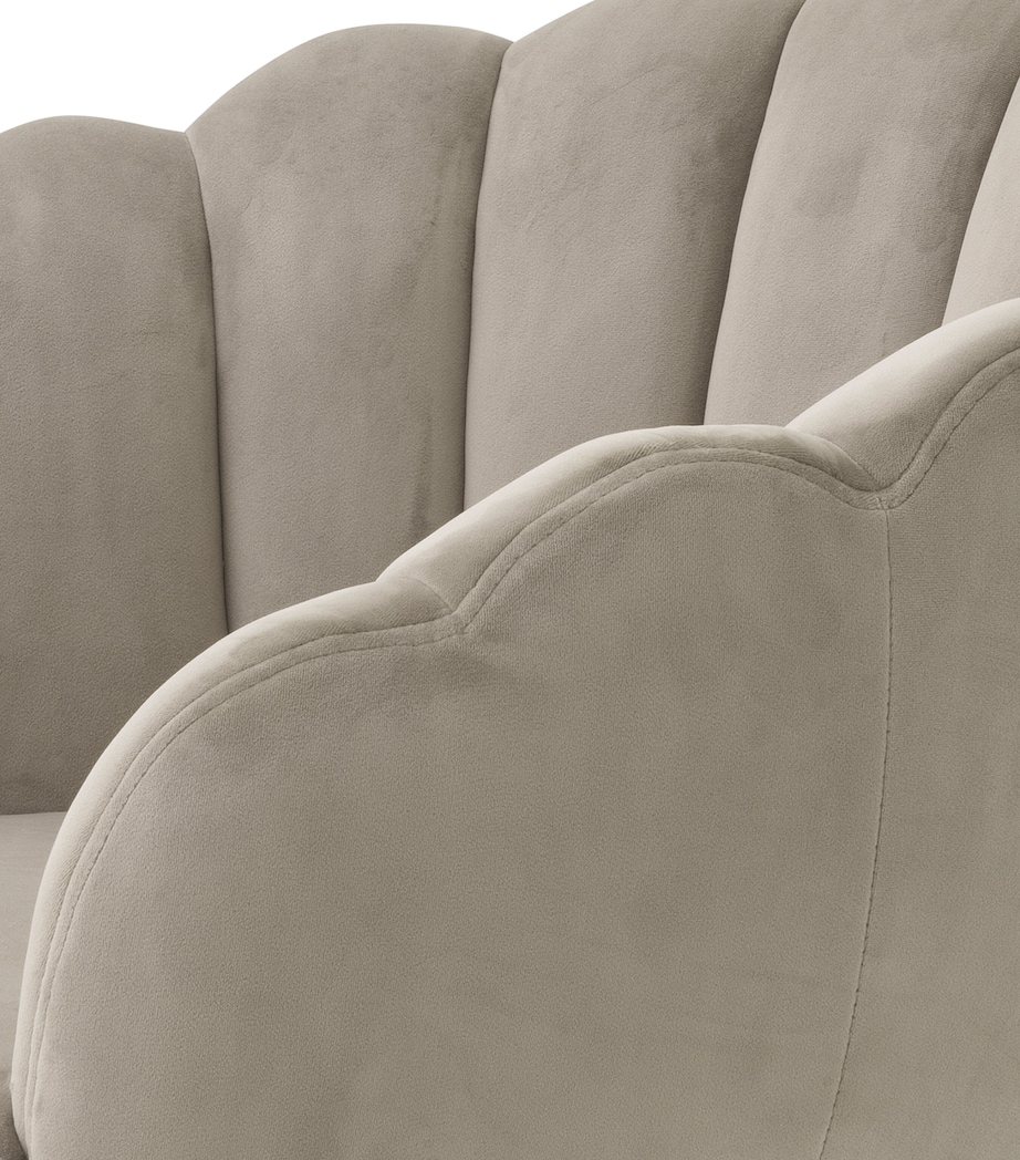 Velvet Luzern Dining Chair GREY Image 5