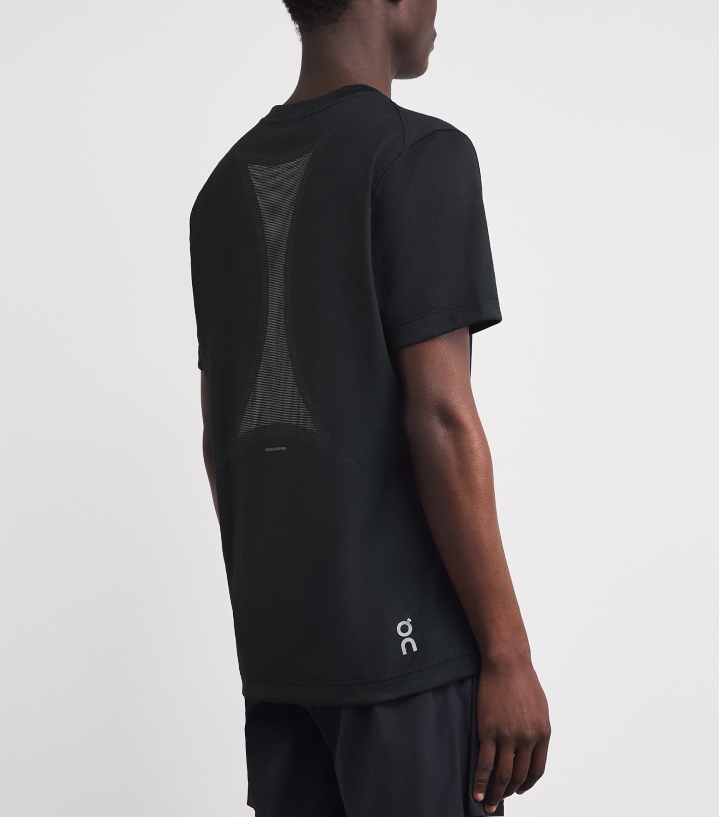 On Mens Train Graphic T-Shirt Black Image 5