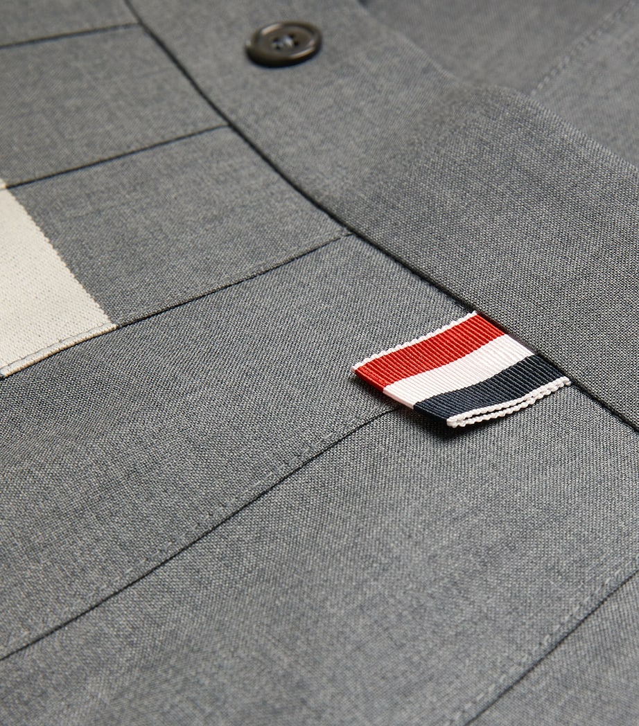 Pleated Mini Skirt MED GREY Image 5