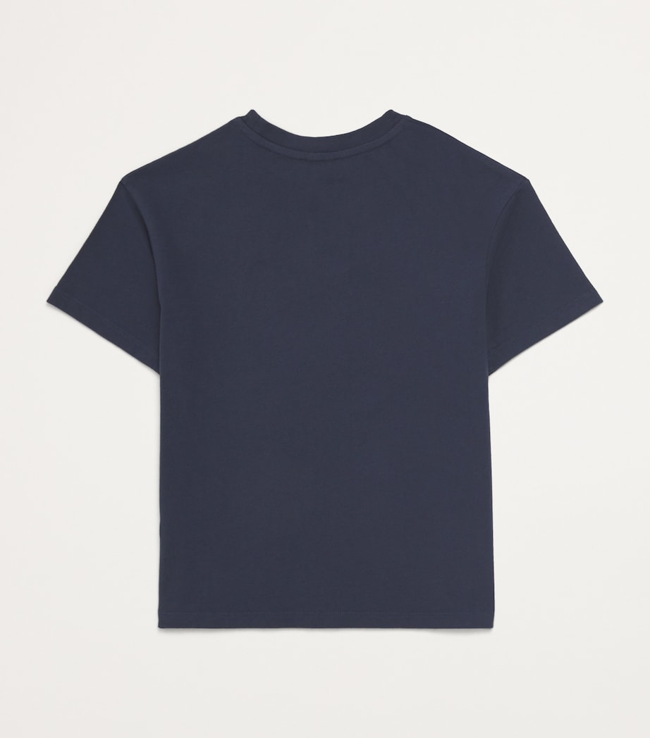 Organic Cotton Turtle T-Shirt (2-12 Years) 390 BLEU MARINE Image 2