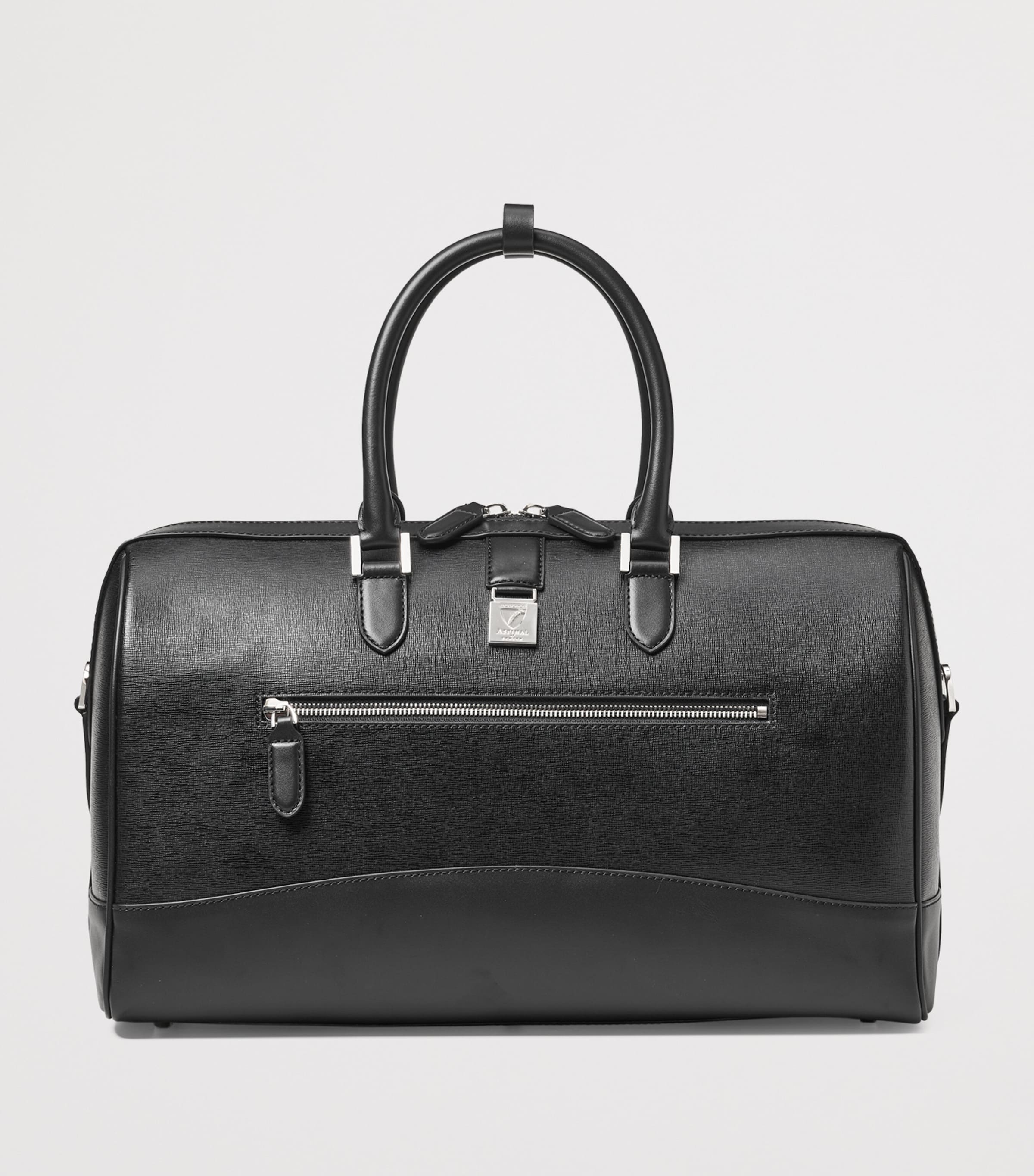 Leather Connaught Holdall BLACK Image 2