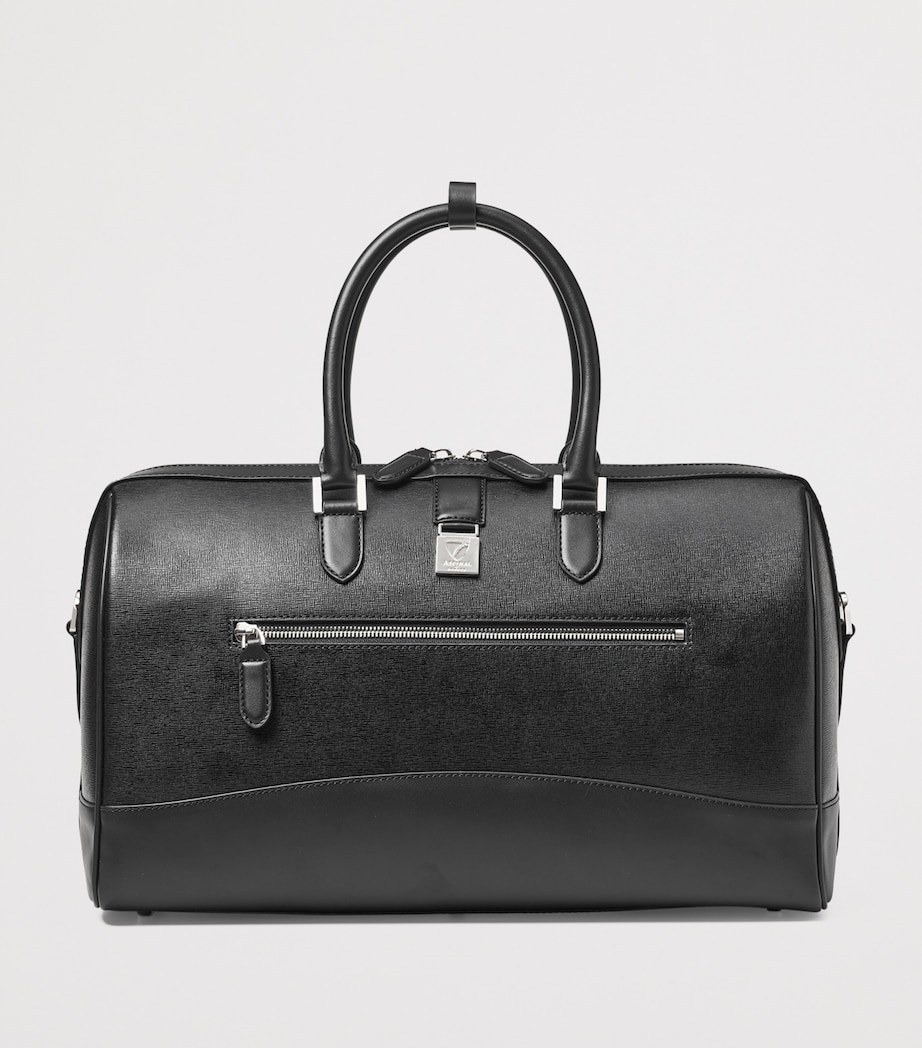 Leather Connaught Holdall BLACK Image 2