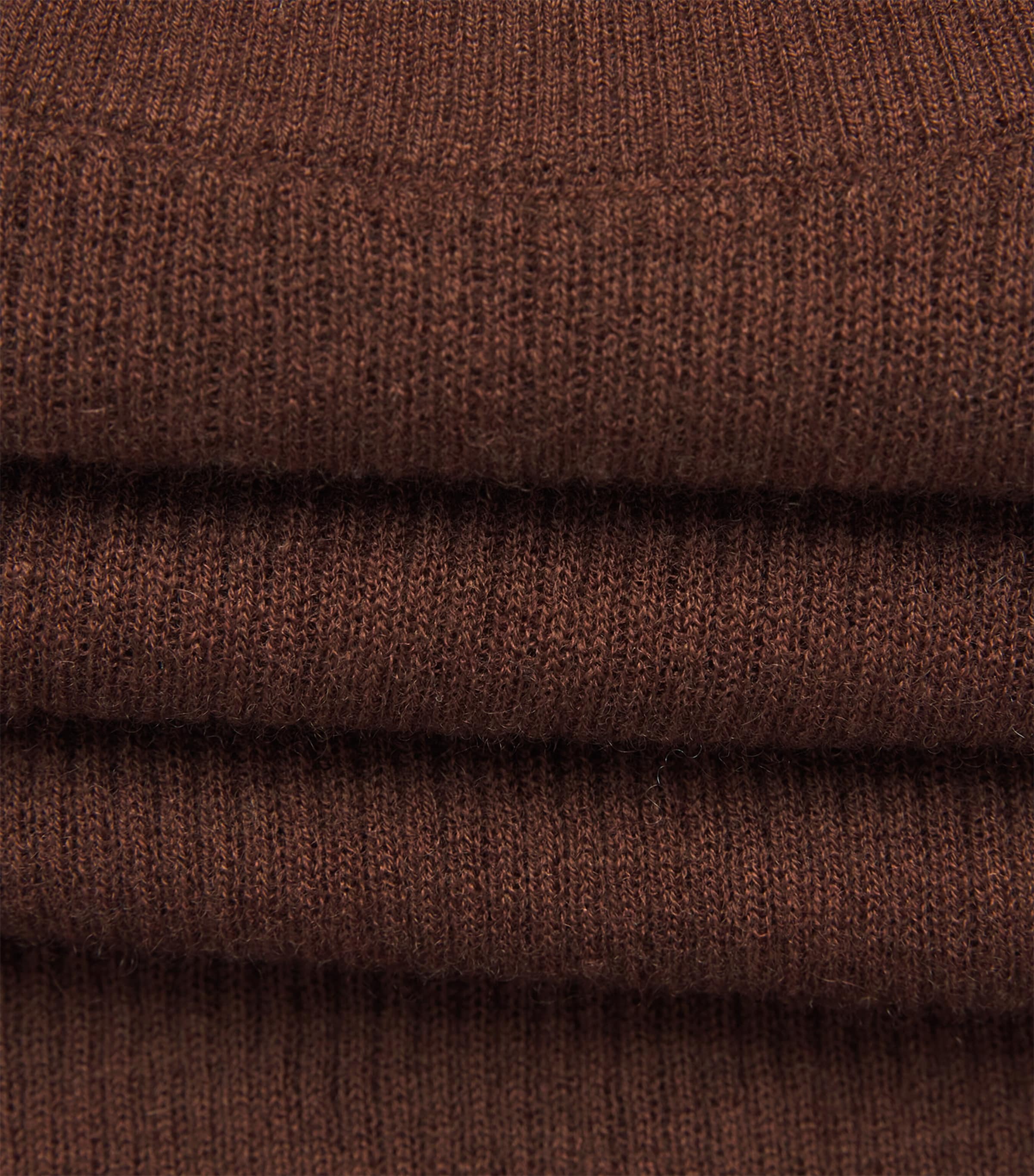 ME+EM Womens Merino Wool-Cashmere Barely There Sweater Vest Pecan Brown Image 6