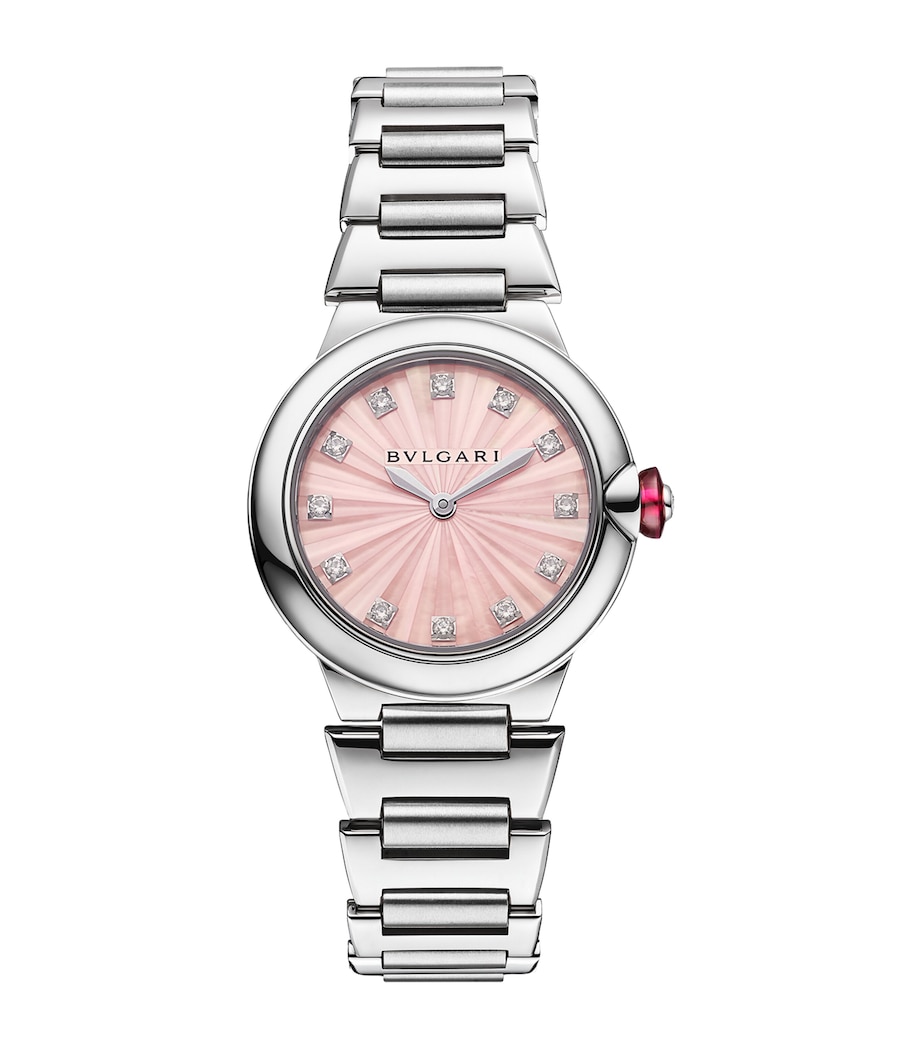 Stainless Steel Lvcea Watch 28mm SILVER Image 1