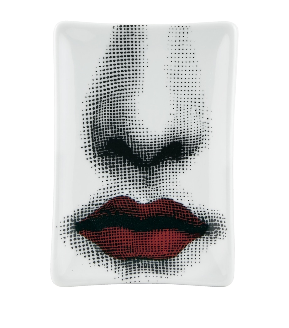 Rectangular Porcelain Ashtray MULTI Image 1