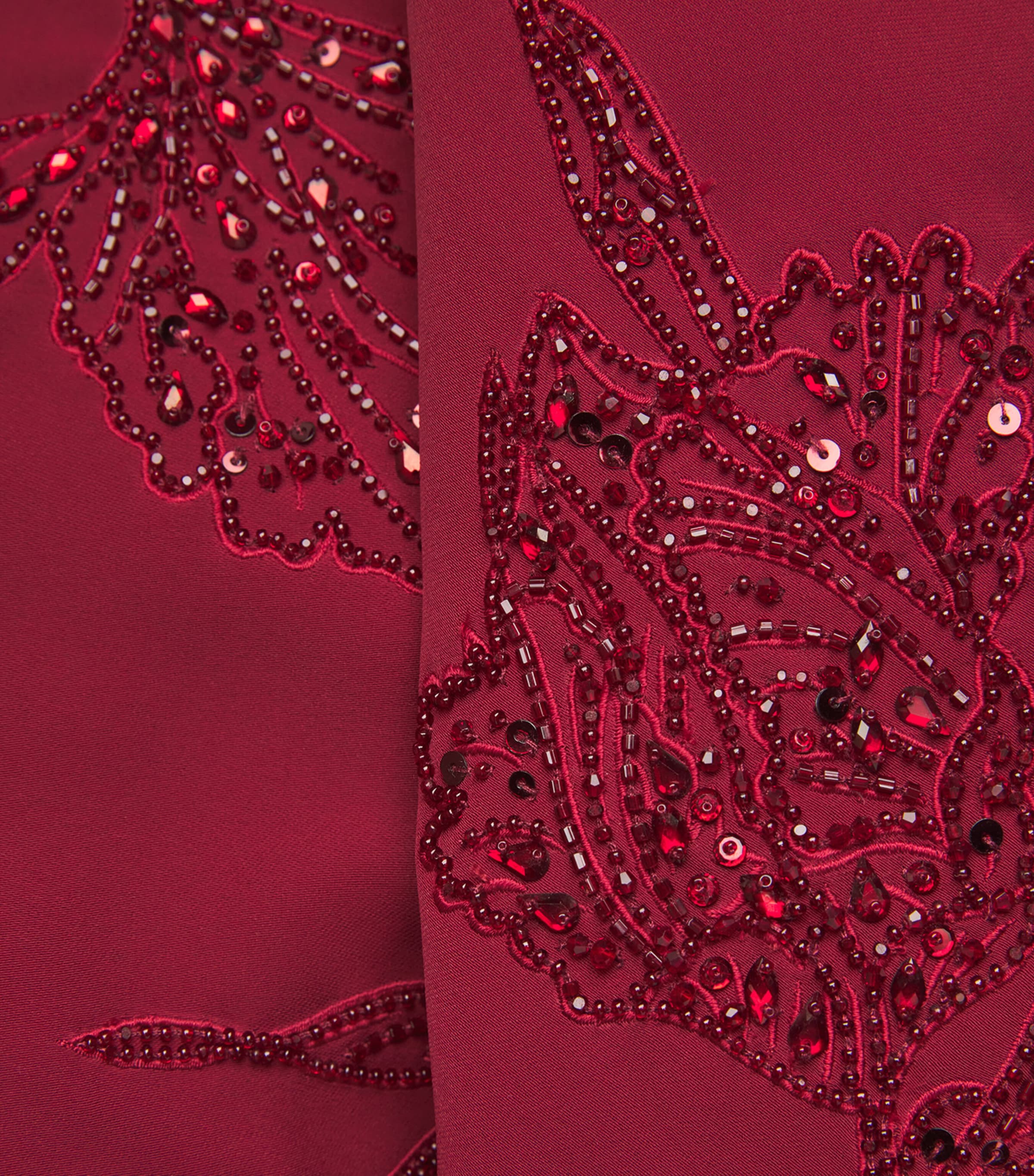 Embellished Kaftan Maxi Dress 644 GARNET Image 5