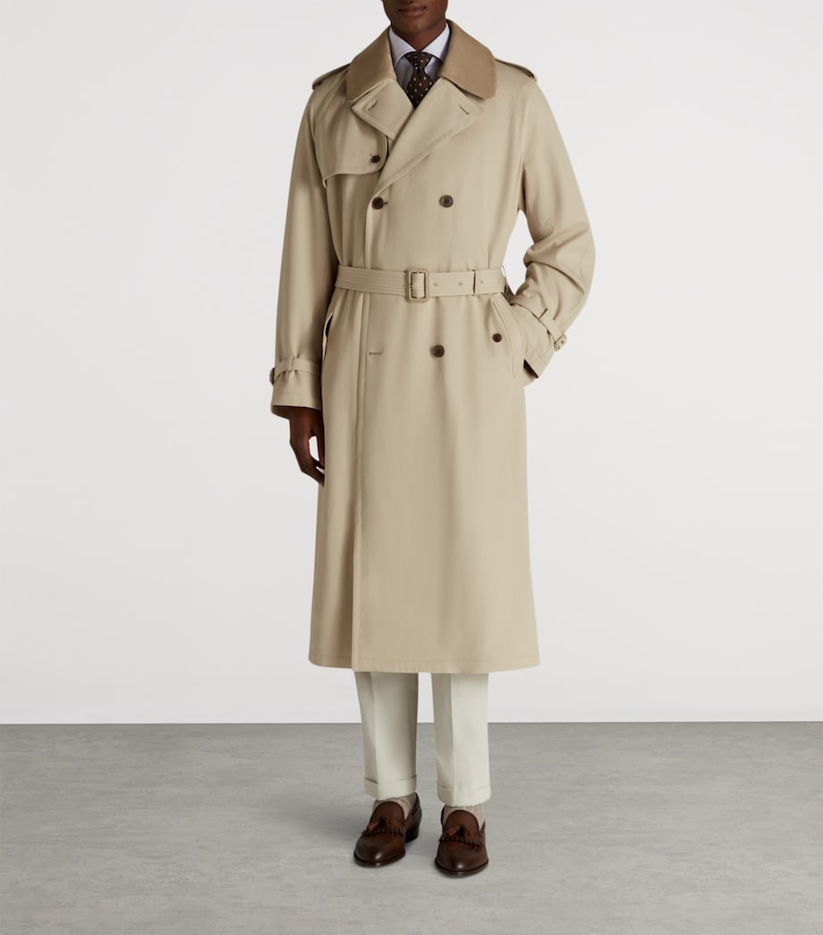 Wool Trench Coat 272WARM BEIGE Image 2