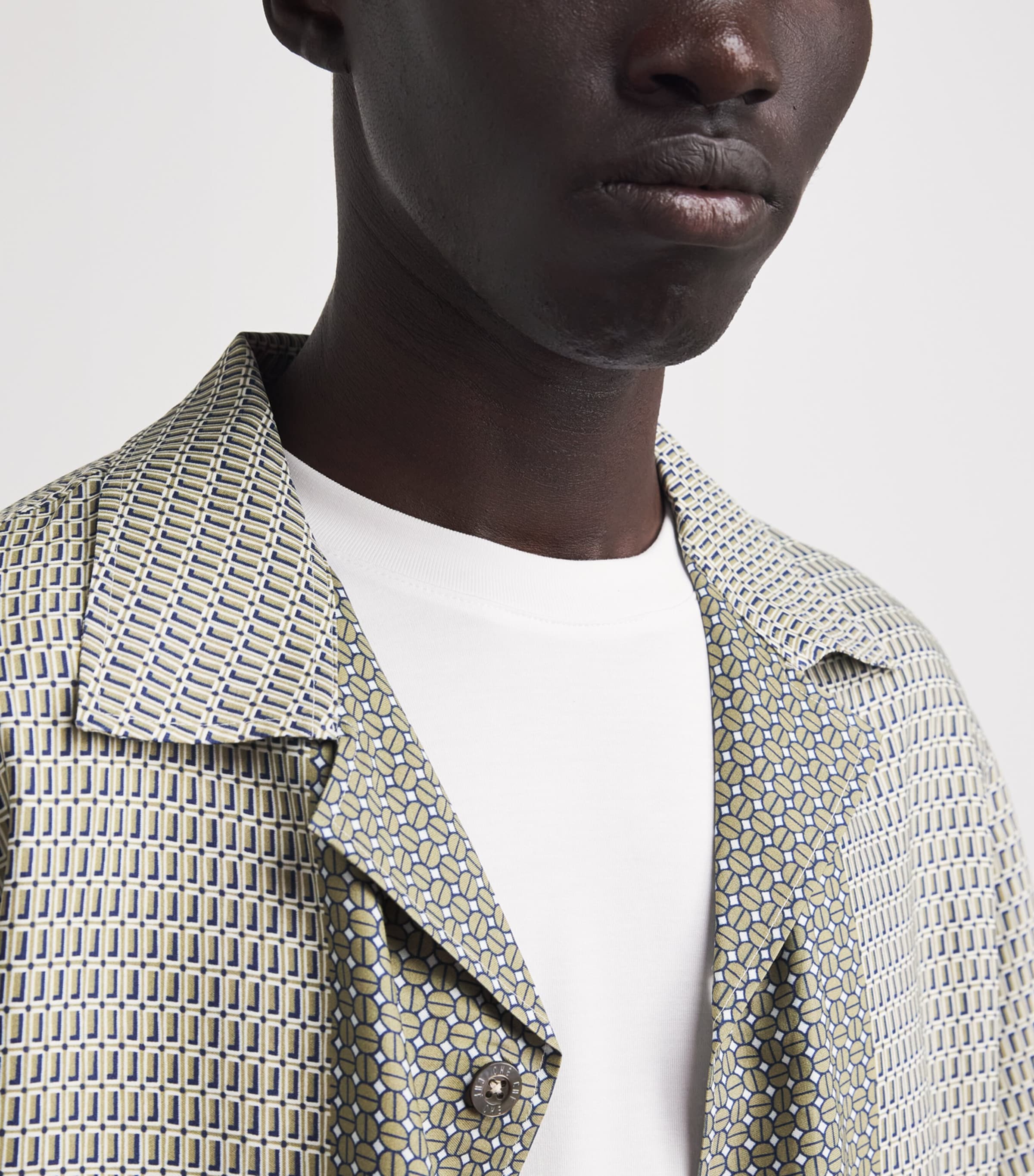 CHÉ Mens Stretch-Modal T-Shirt White Image 3