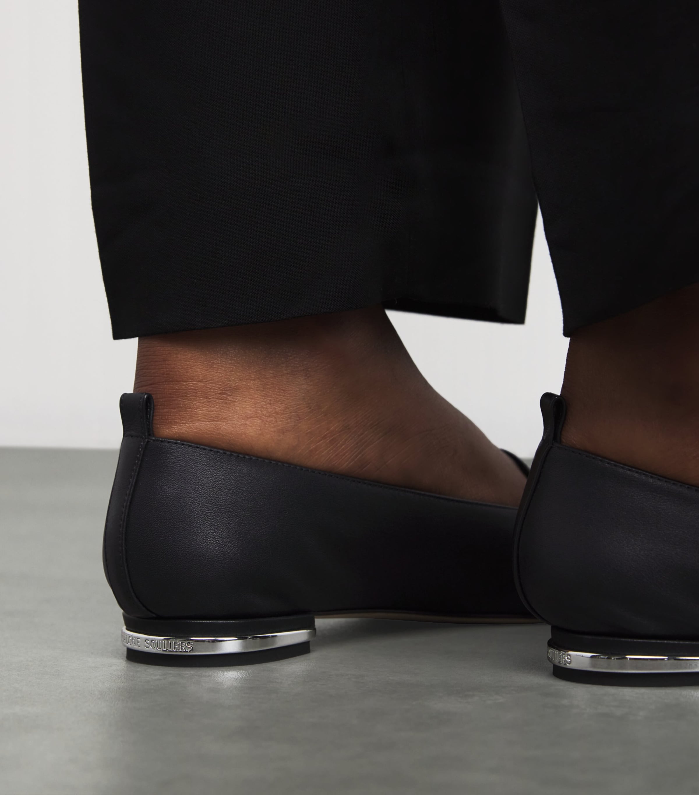 Patent Leather Dora Loafers BLACK Image 2