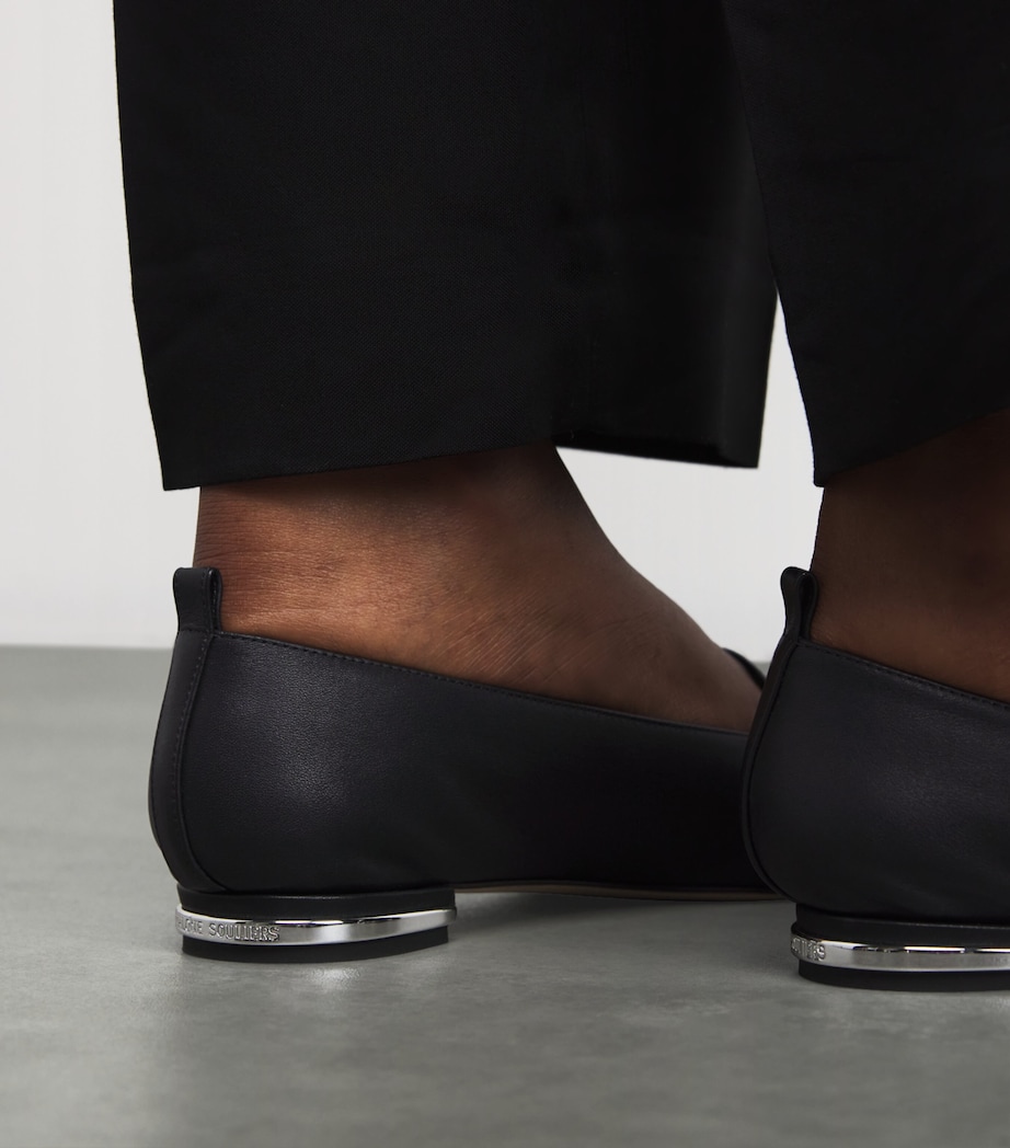 Patent Leather Dora Loafers BLACK Image 2