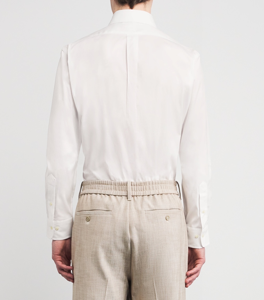 Cotton Poplin Shirt WHITE Image 4