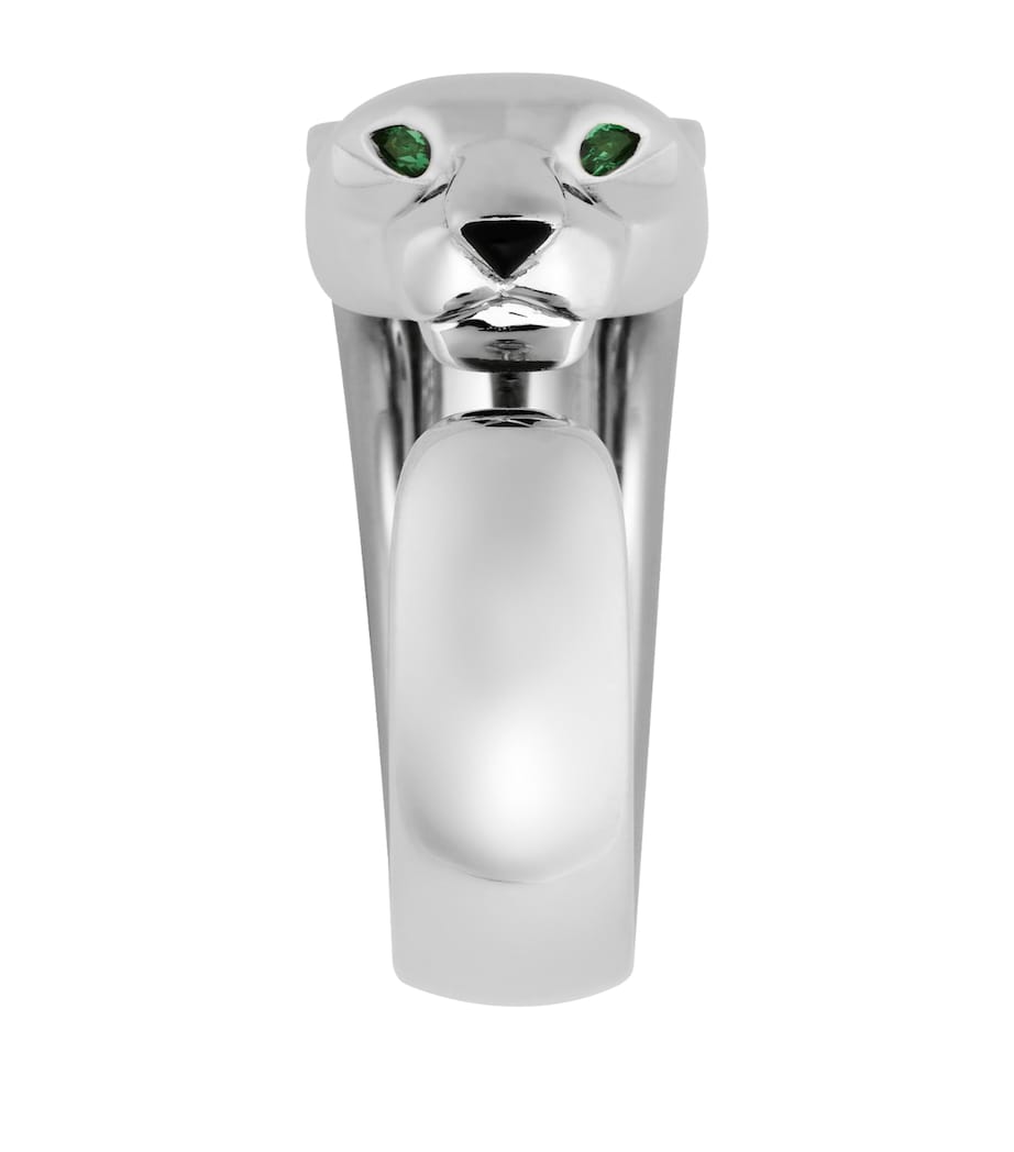 White Gold Massai Panthère de Cartier Ring WHITE GOLD Image 2