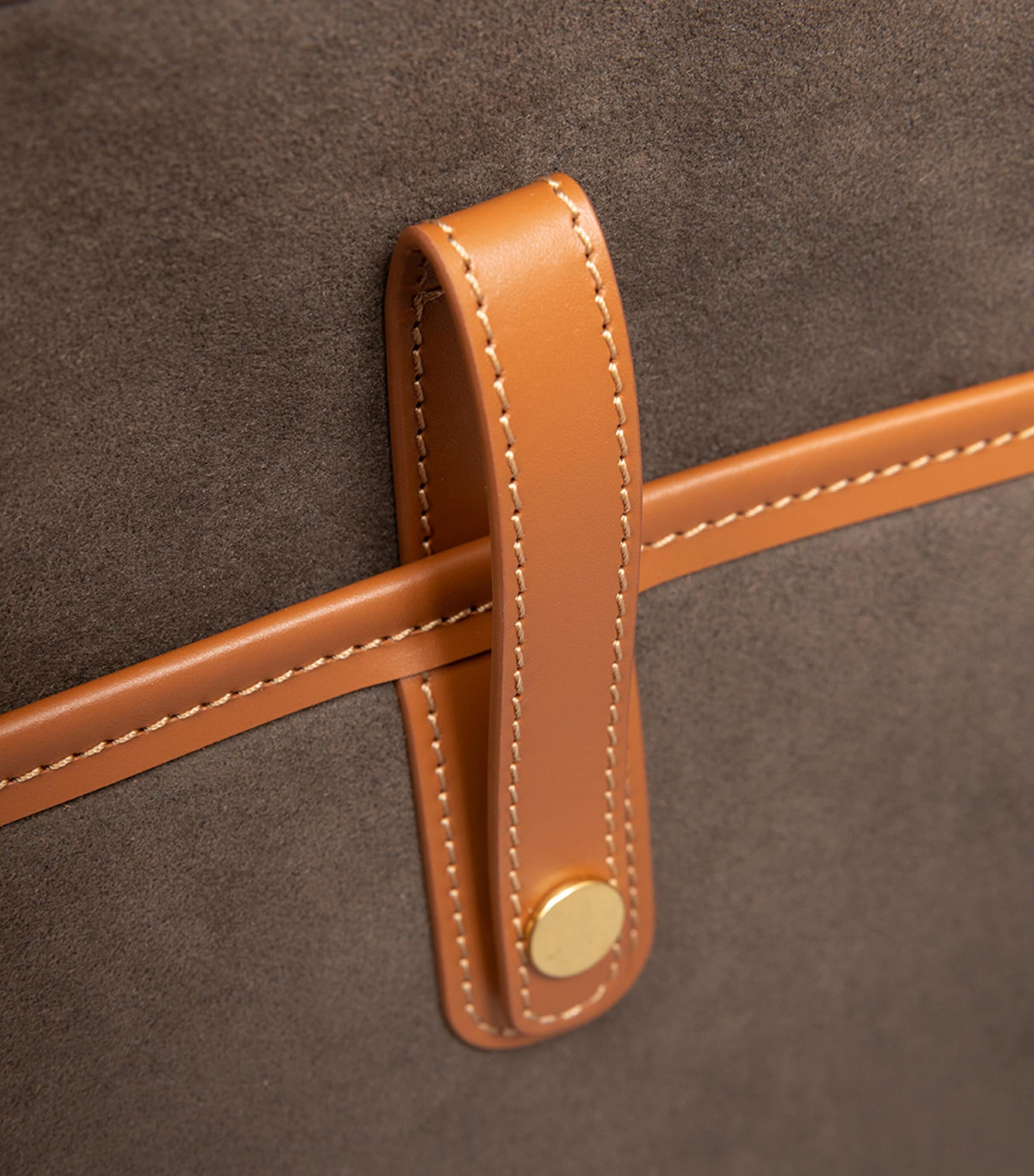 Leather Kensington Briefcase BROWN Image 4