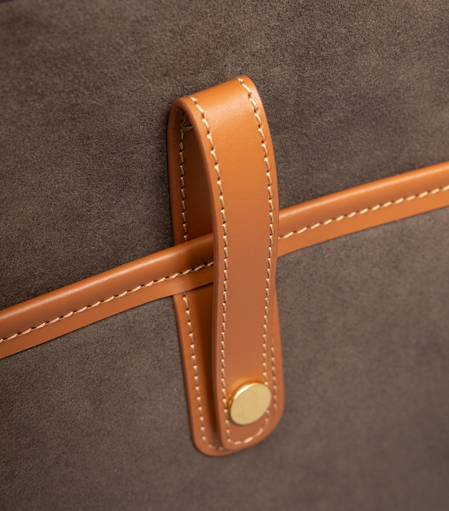 Leather Kensington Briefcase BROWN Image 4