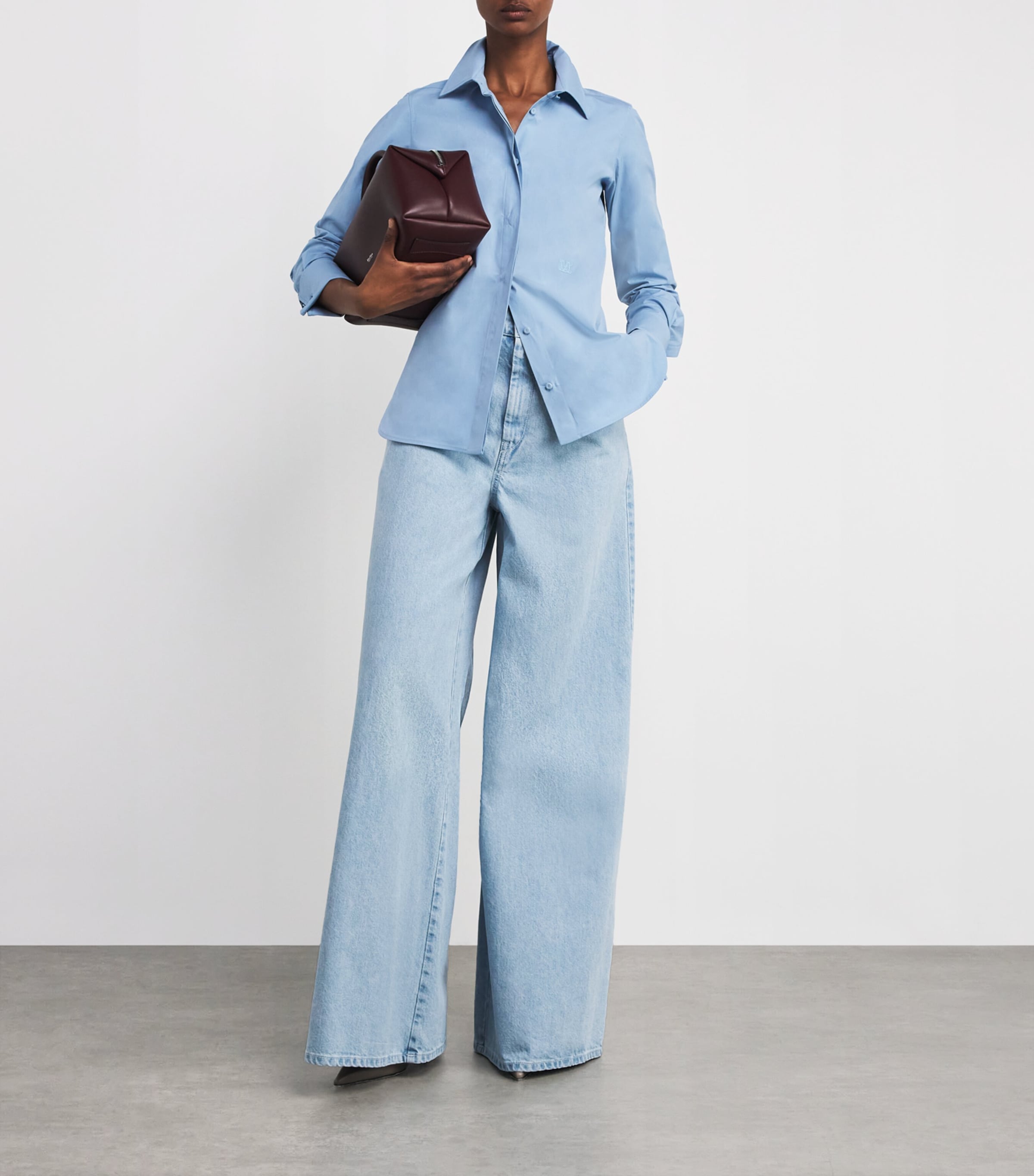 Cotton Shirt LIGHT BLUE Image 2