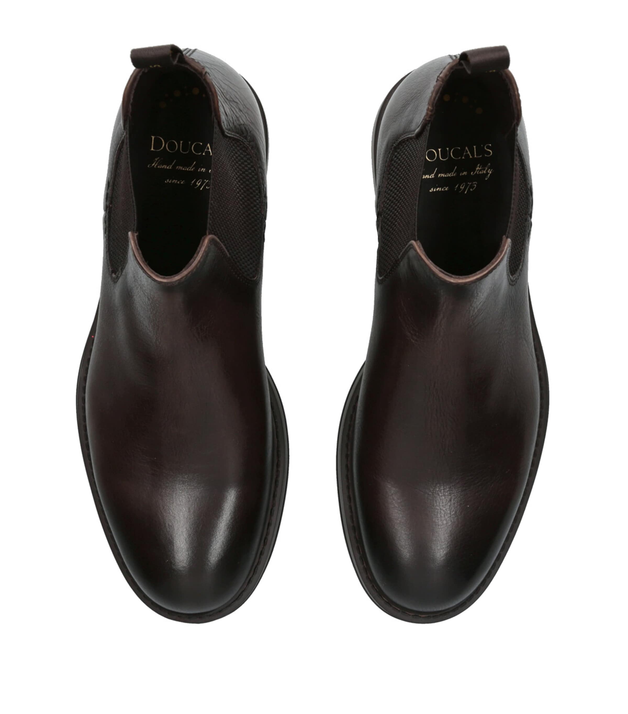 Leather Chelsea Boots DARK BROWN Image 4