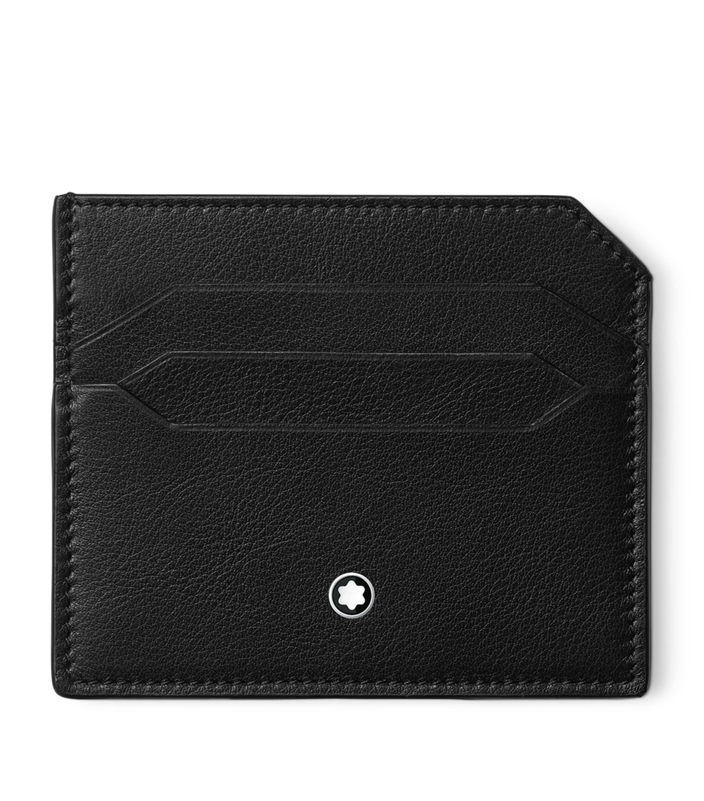 Montblanc Leather Meisterstück Selection Soft Cardholder In Black