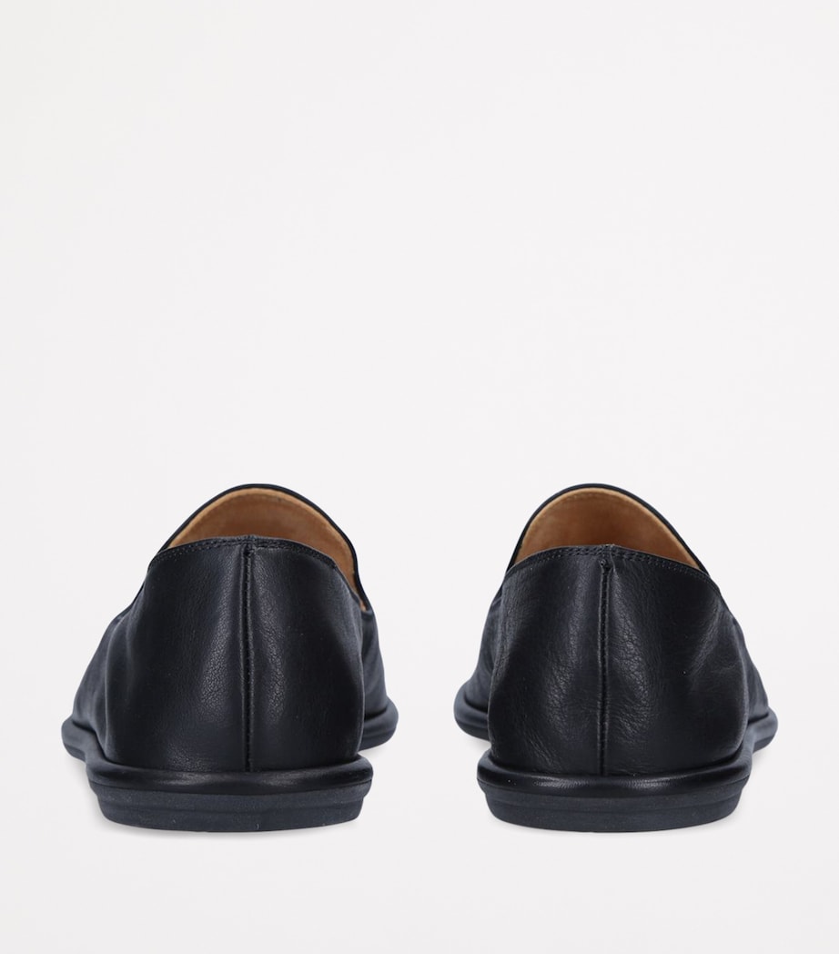 Canal Leather Loafers BLACK Image 2