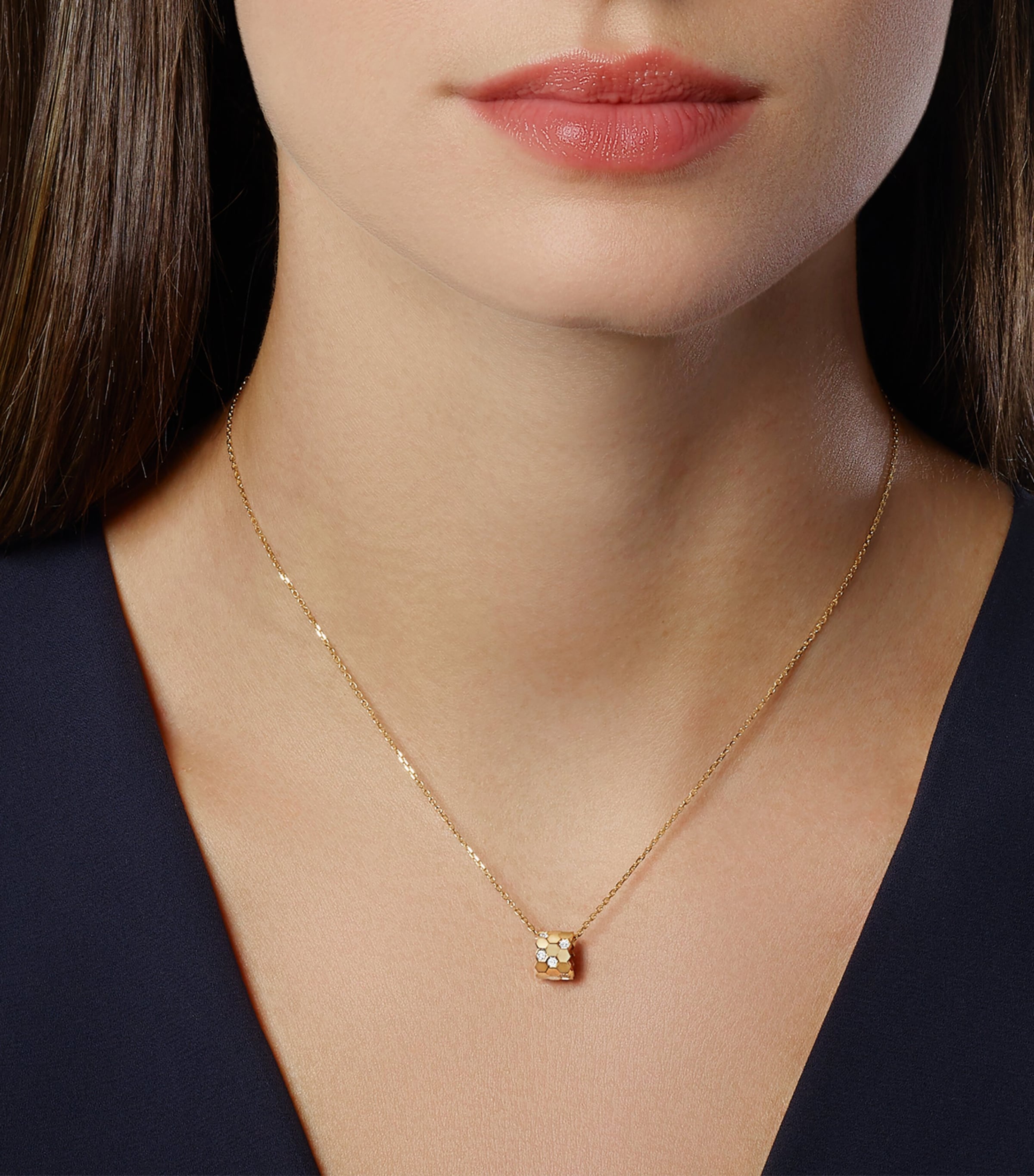 Yellow Gold and Diamond Bee de Chaumet Necklace YELLOW GOLD Image 2