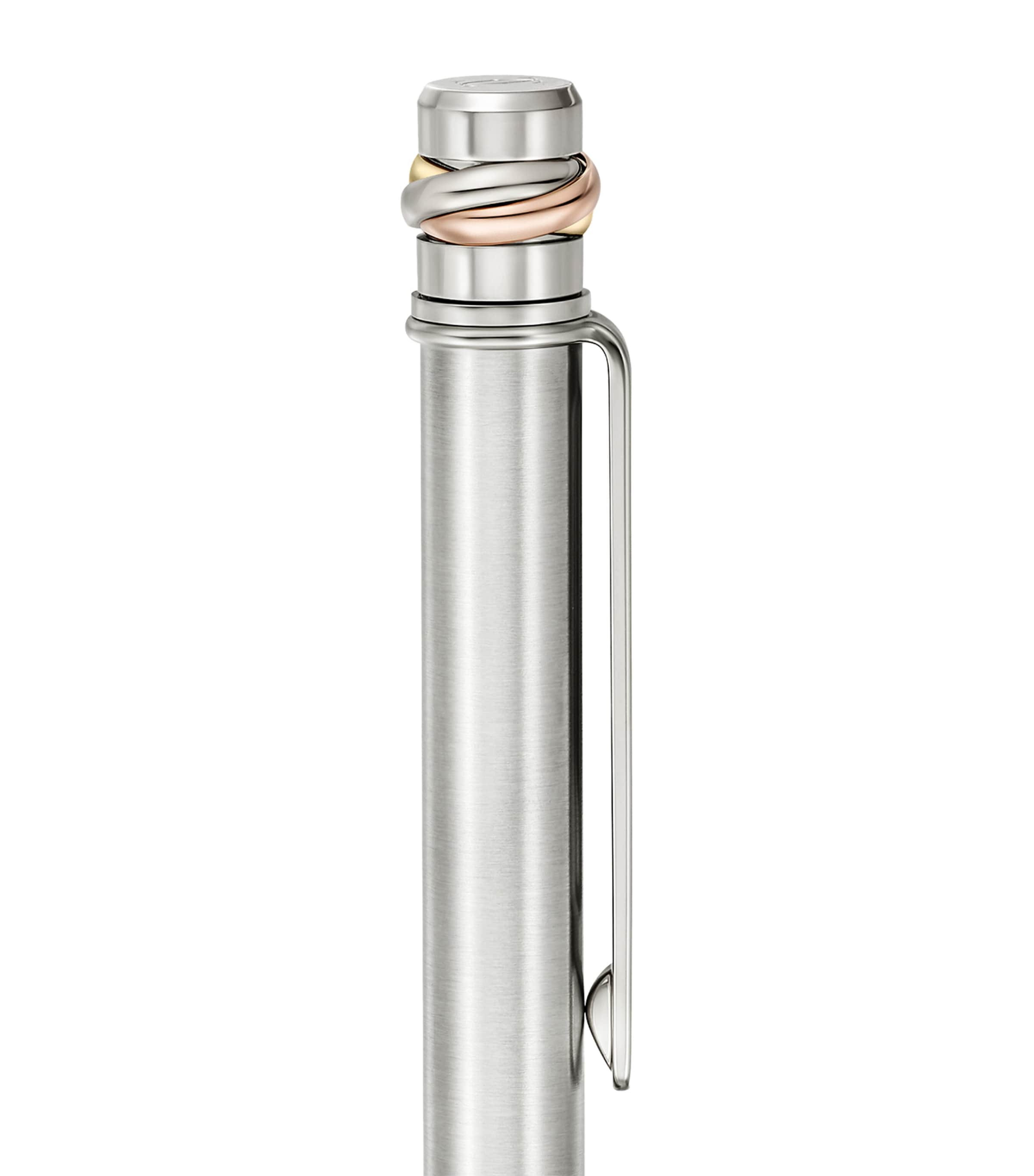 Cartier Palladium Trinity Ballpoint Pen Silver Image 6