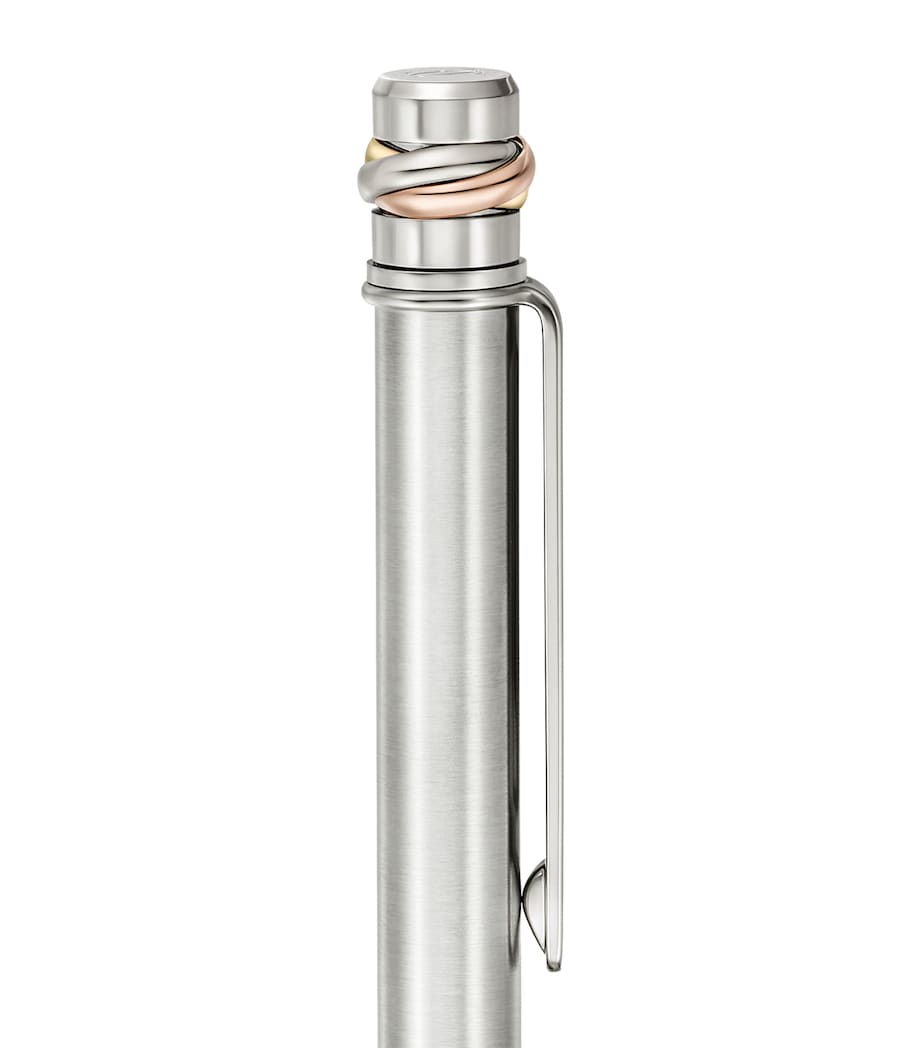 Cartier Palladium Trinity Ballpoint Pen Silver Image 6