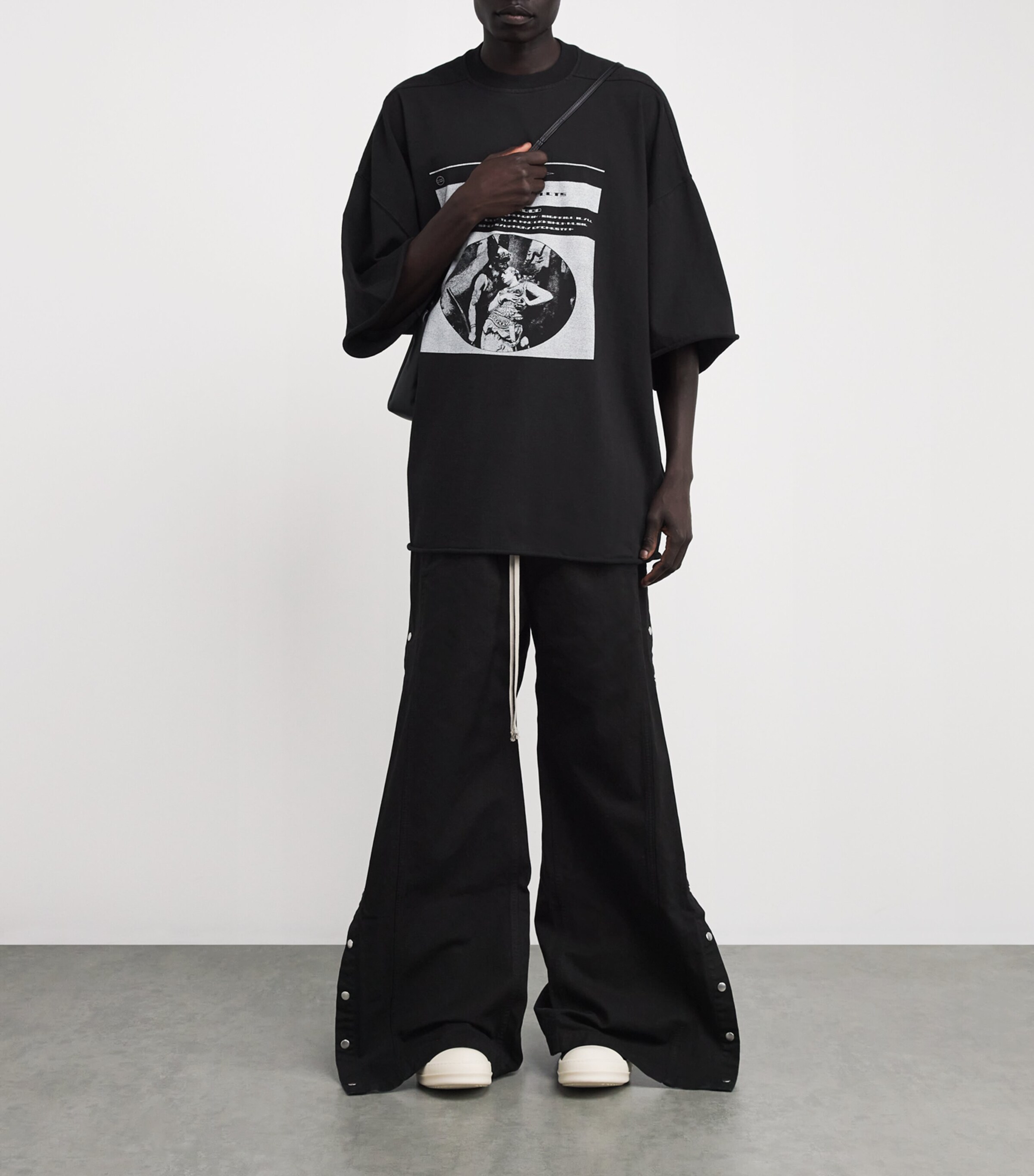 Rick Owens Mens DRKSHDW Cotton Pusher Trousers Image 2
