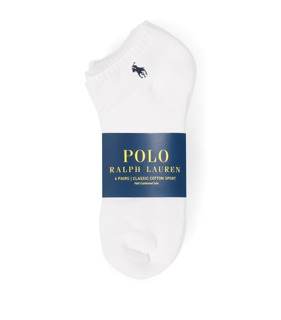 Classic Sport Socks (Pack of 6) WHITE Image 1