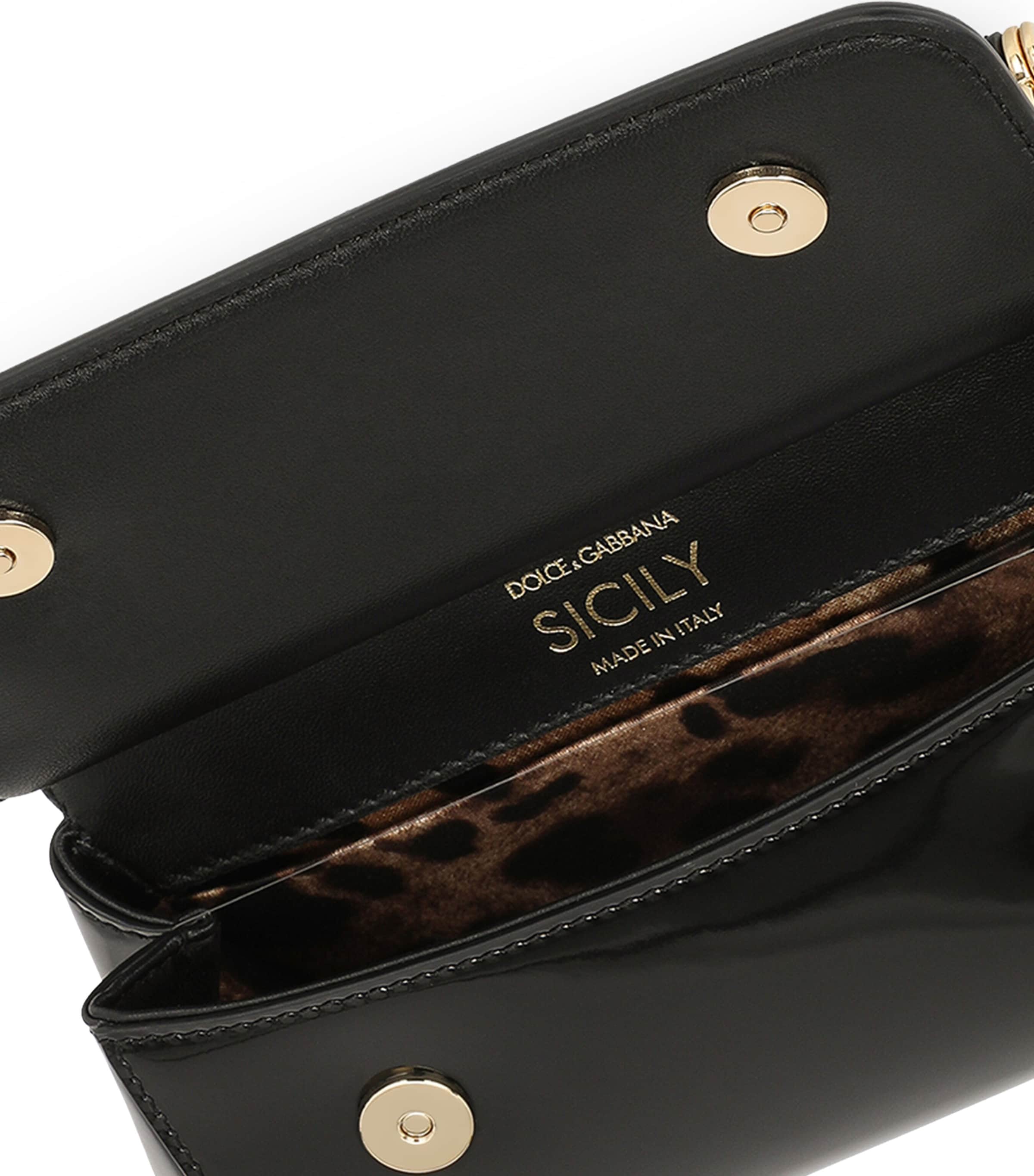 Small Sicily Top-Handle Bag 80999-BLACK Image 5