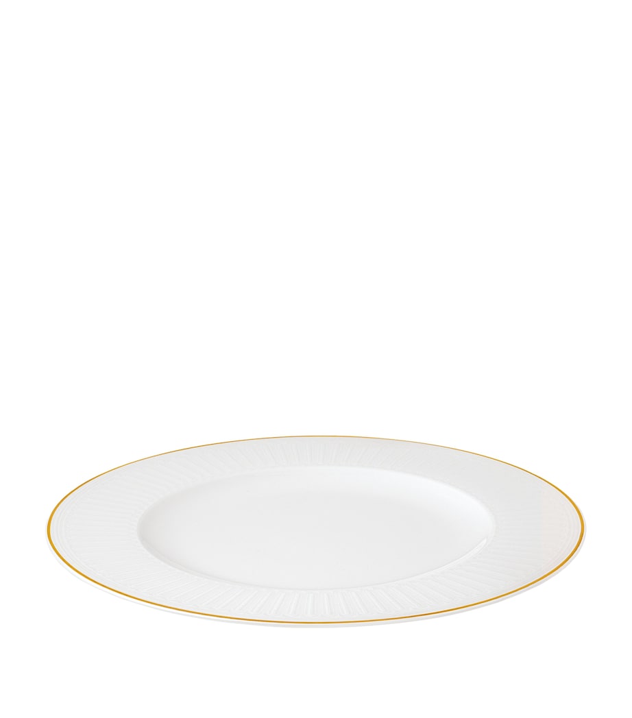 Bone Porcelain Château Septfontaines Flat Plate (29cm) WHITE Image 2