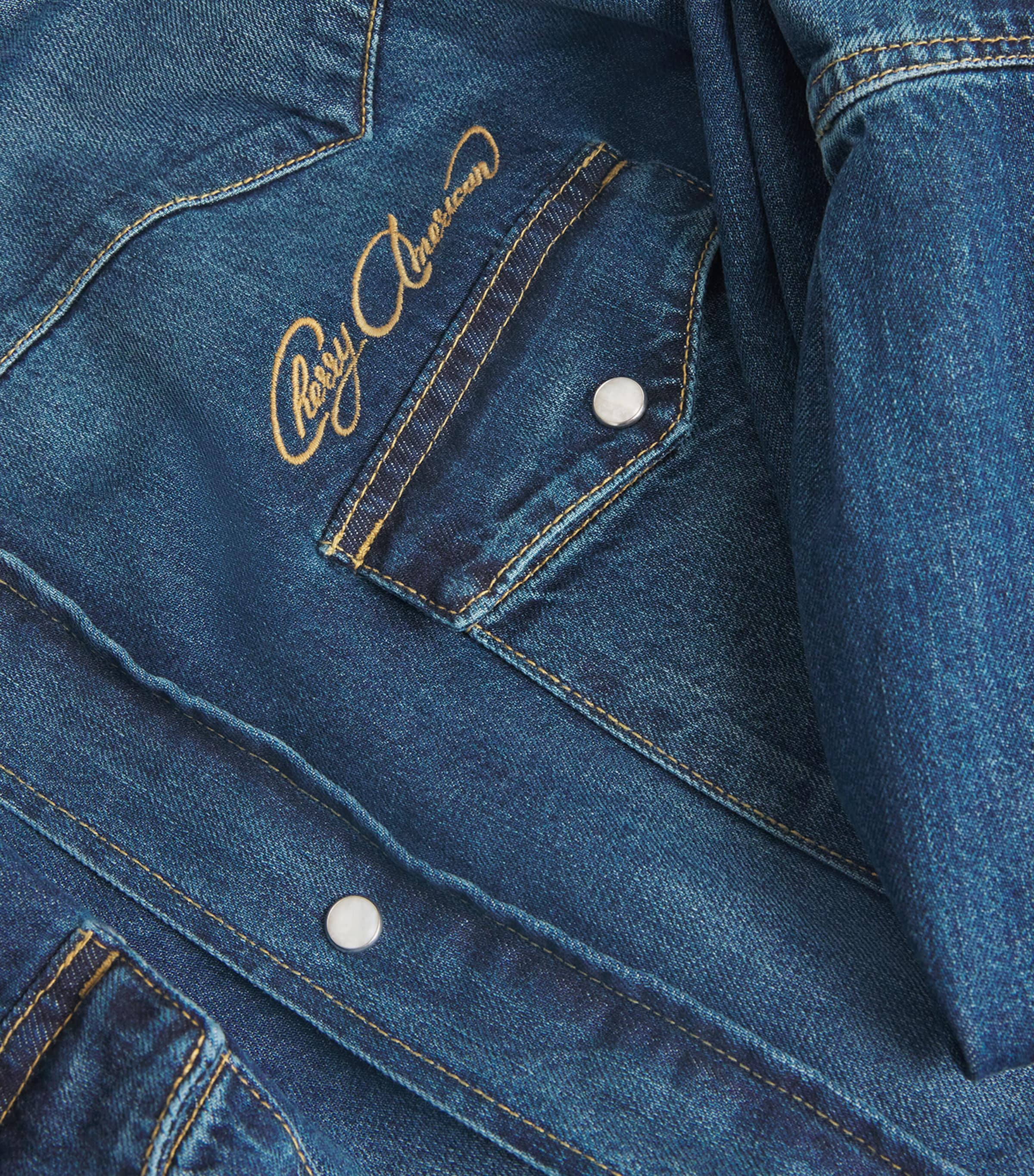 Western Denim Shirt DENIM Image 5