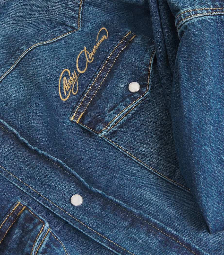 Western Denim Shirt DENIM Image 5