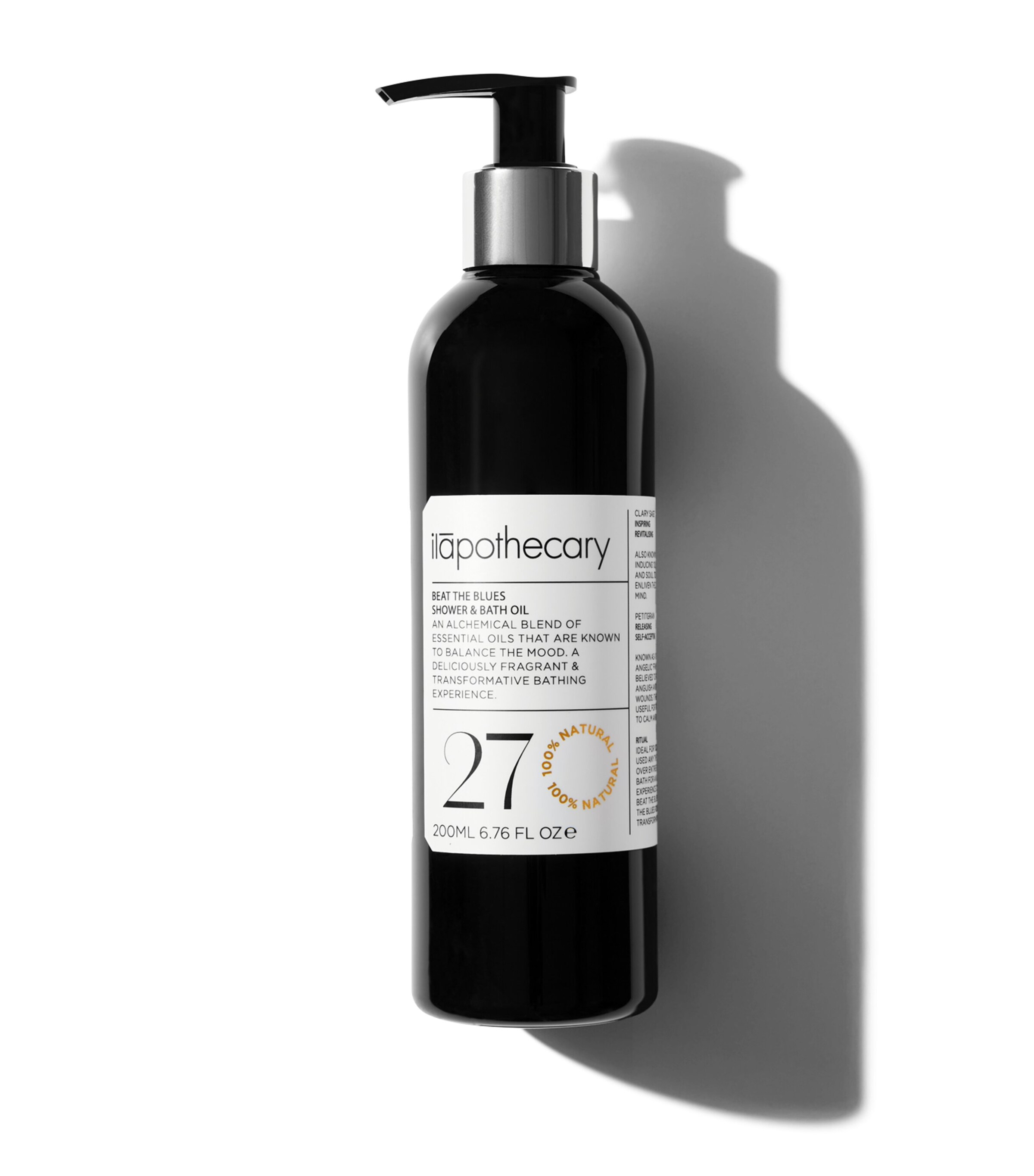 Ilapothecary Beat The Blues Shower & Bath Oil (200ml) Image 2