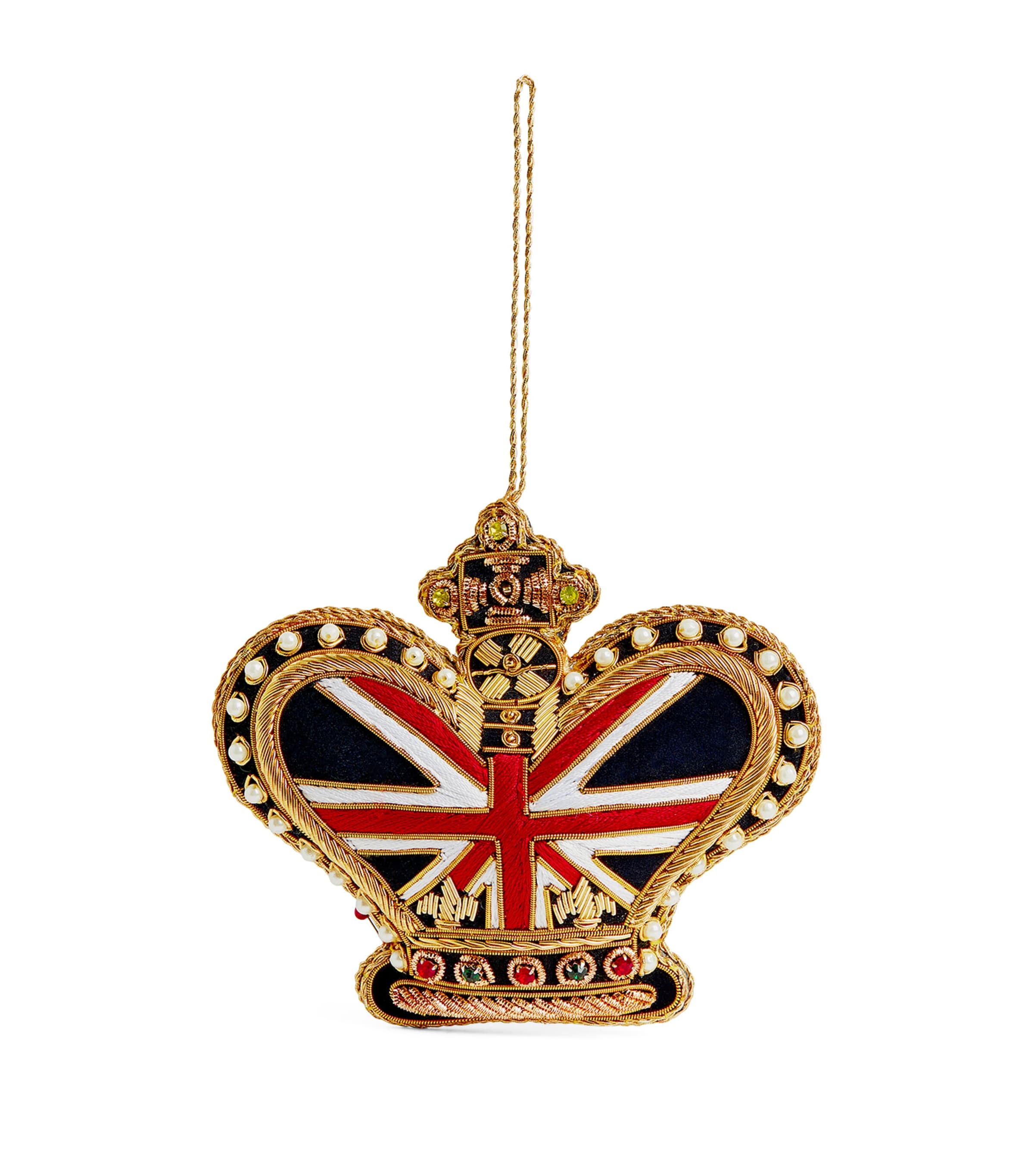Tinker Tailor Beaded Crown Tree Decoration Image 1