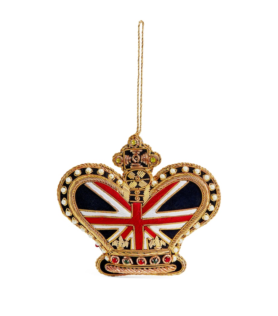 Tinker Tailor Beaded Crown Tree Decoration Image 1