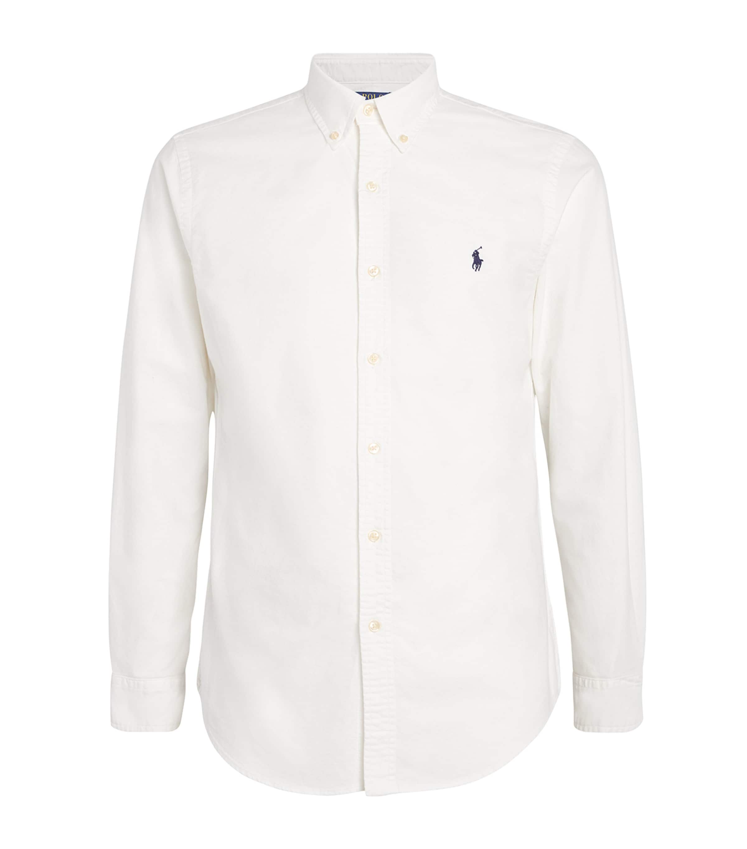 Cotton Polo Pony Shirt WHITE Image 1