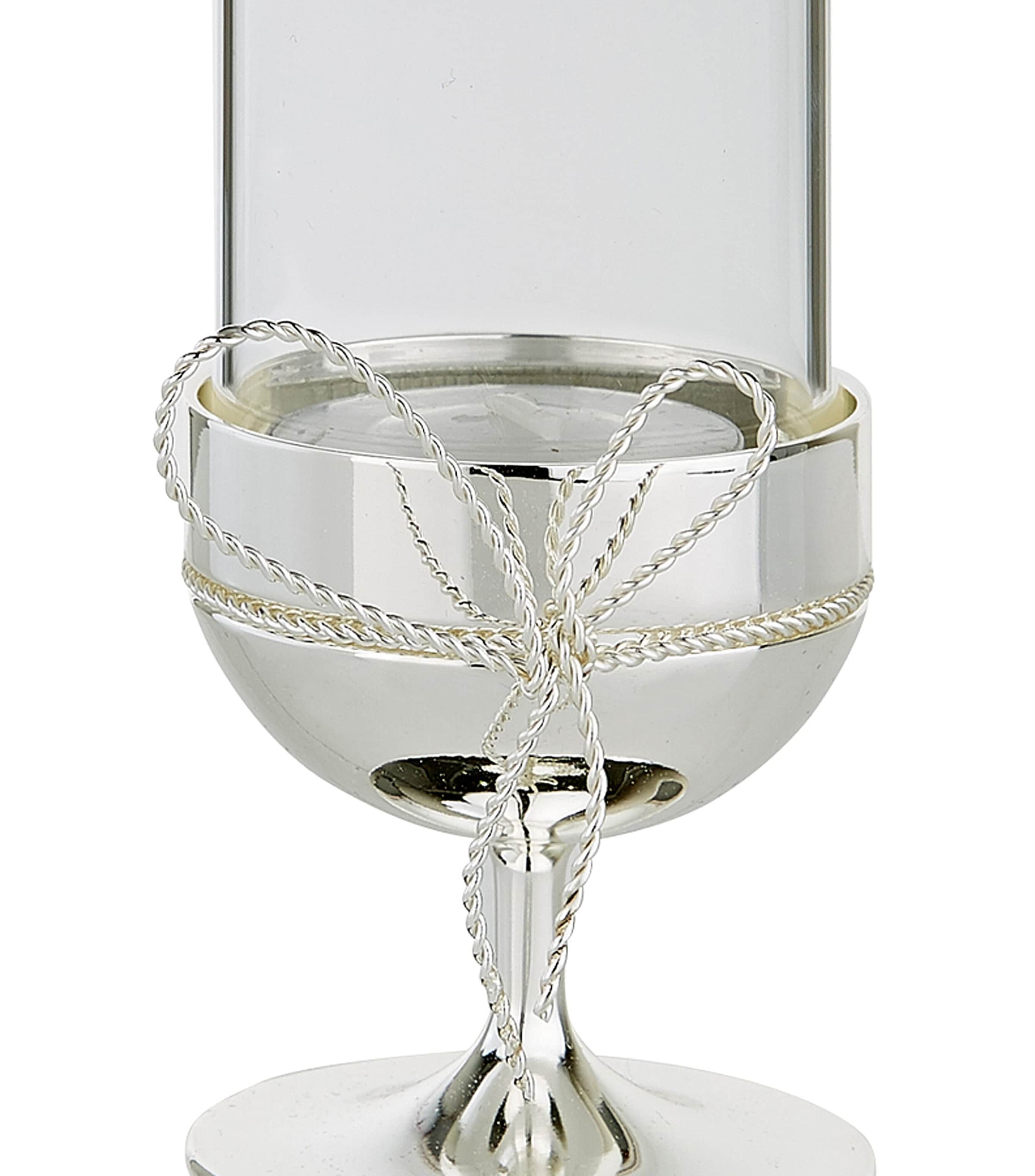 Love Knots Tea Light Holder (Set of 2) SILVER Image 3