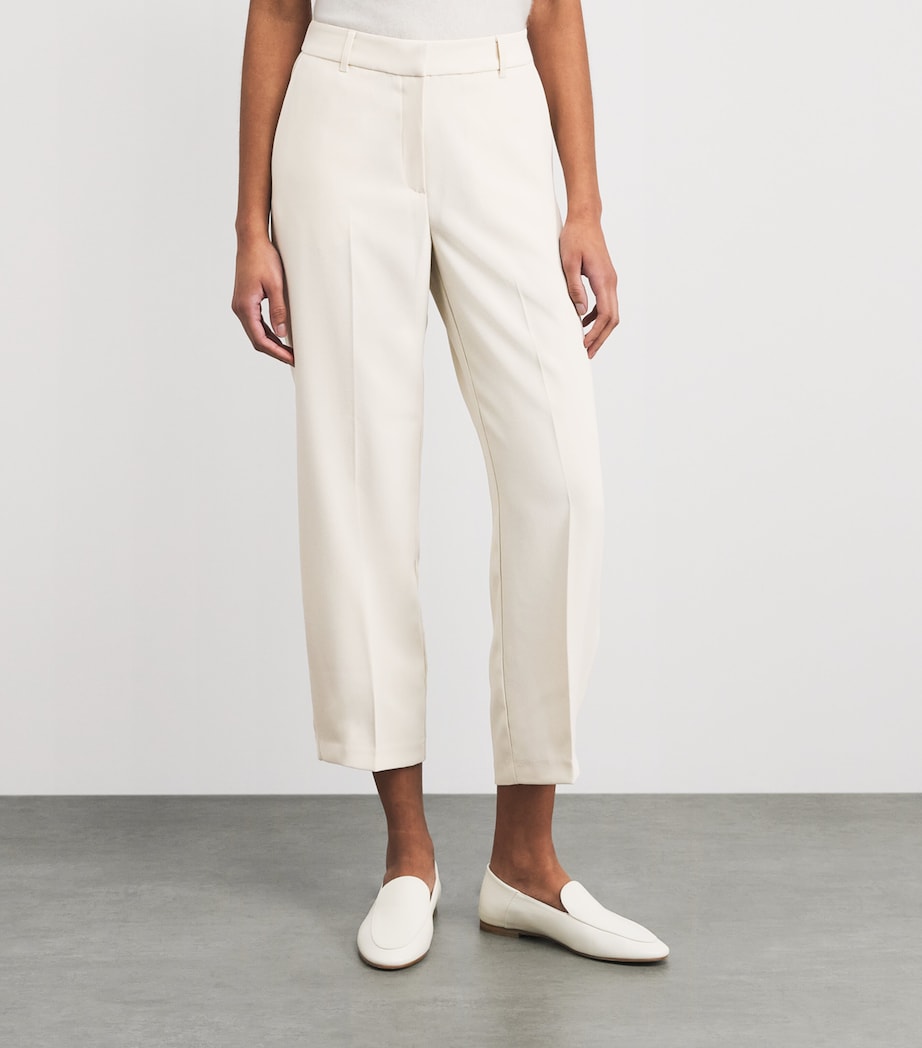 Stylein Womens Crepe Bergio Trousers Ivory Image 4