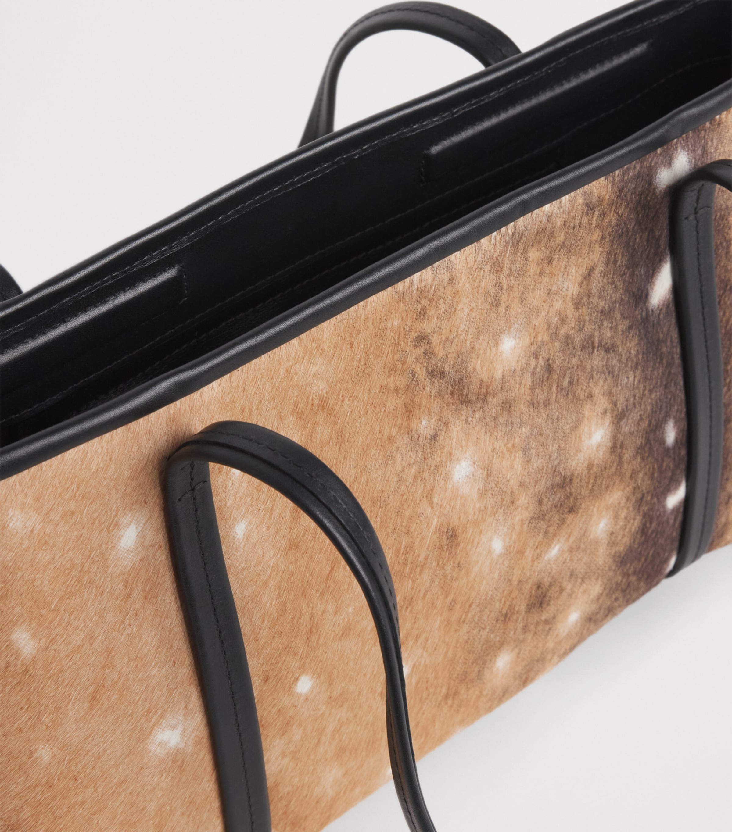 St. Agni Leather Fawn Slim Bateau Tote Bag Almond Image 5