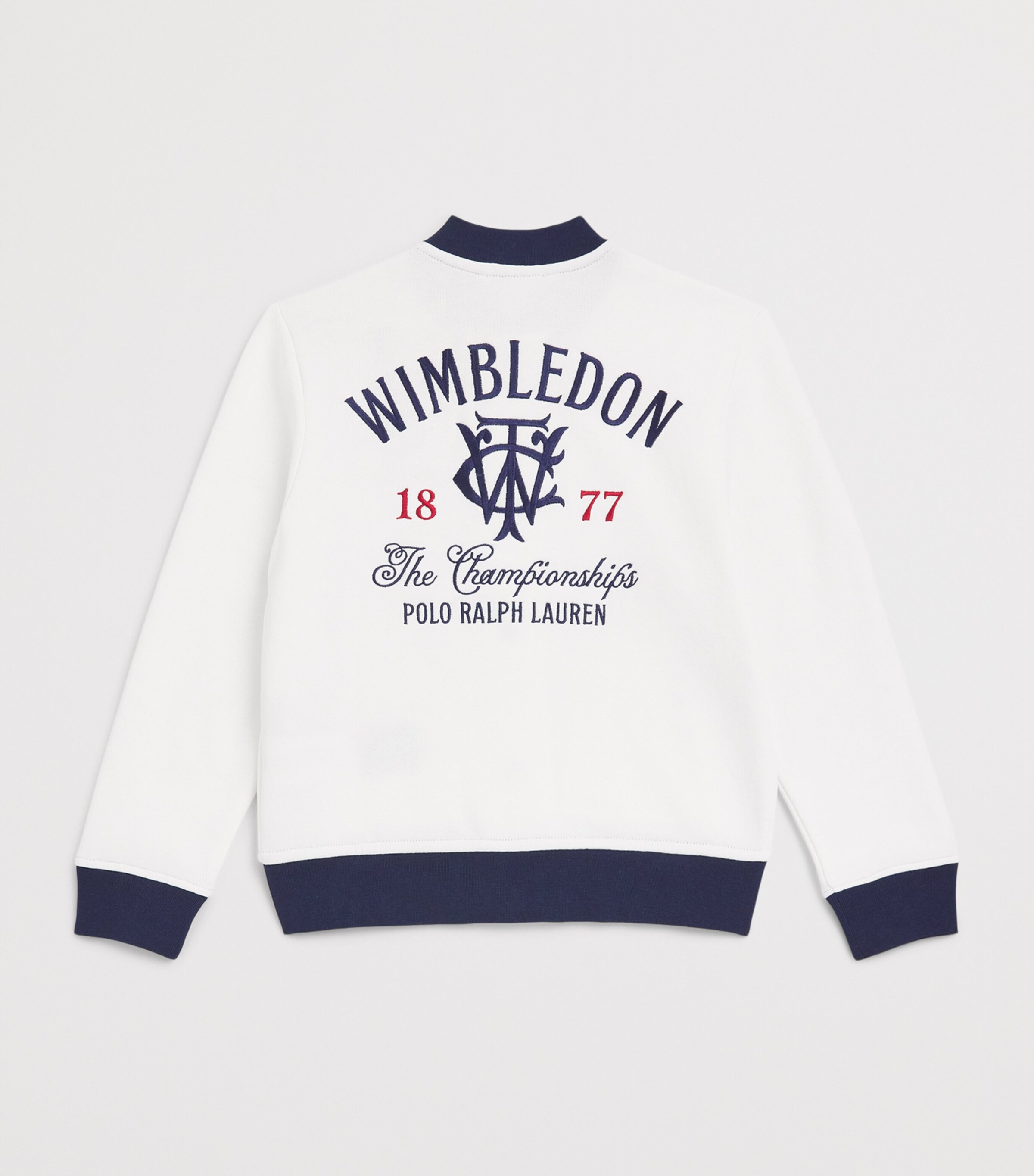 Ralph Lauren Kids RL KNIT BOMBER JKT White Image 2