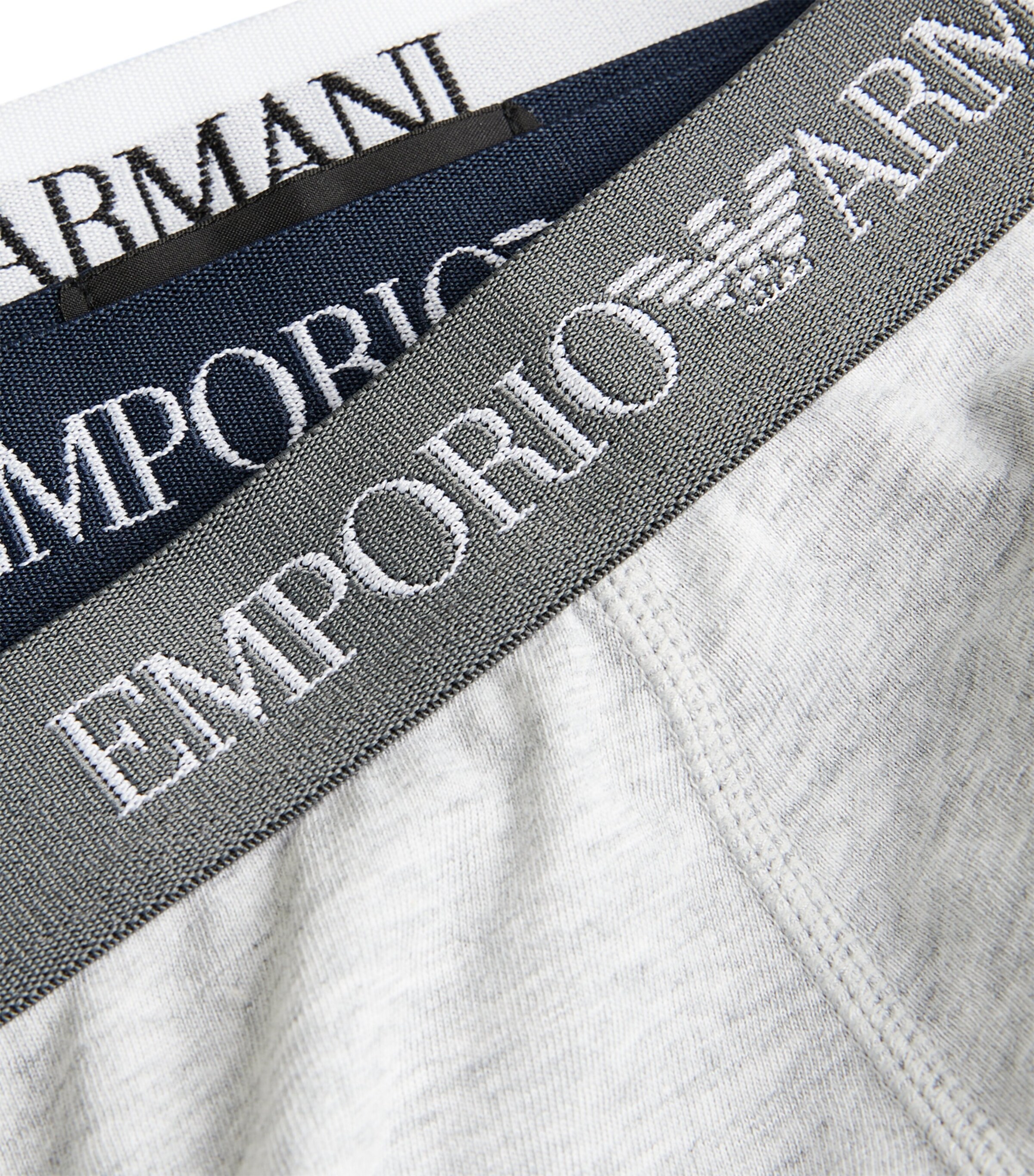 Pure Cotton Trunks (Pack of 3) 40510 WHITE/GRY Image 5