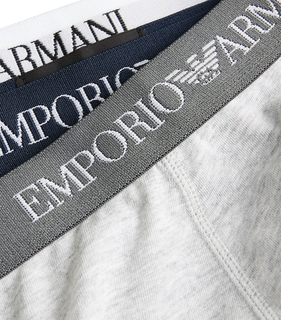 Pure Cotton Trunks (Pack of 3) 40510 WHITE/GRY/MRNE Image 5