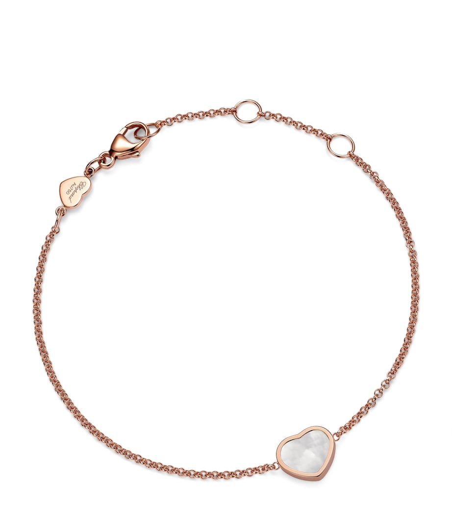 Rose Gold and Mother-of-Pearl My Happy Hearts Bracelet 18K ROSE GOLD Image 5