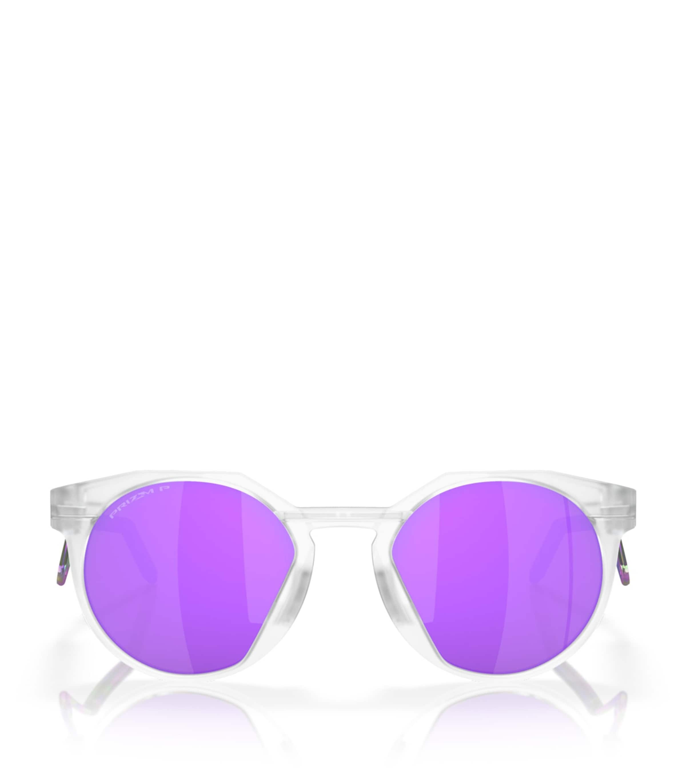 Oakley HTSN Metal Round Sunglasses Clear Image 1