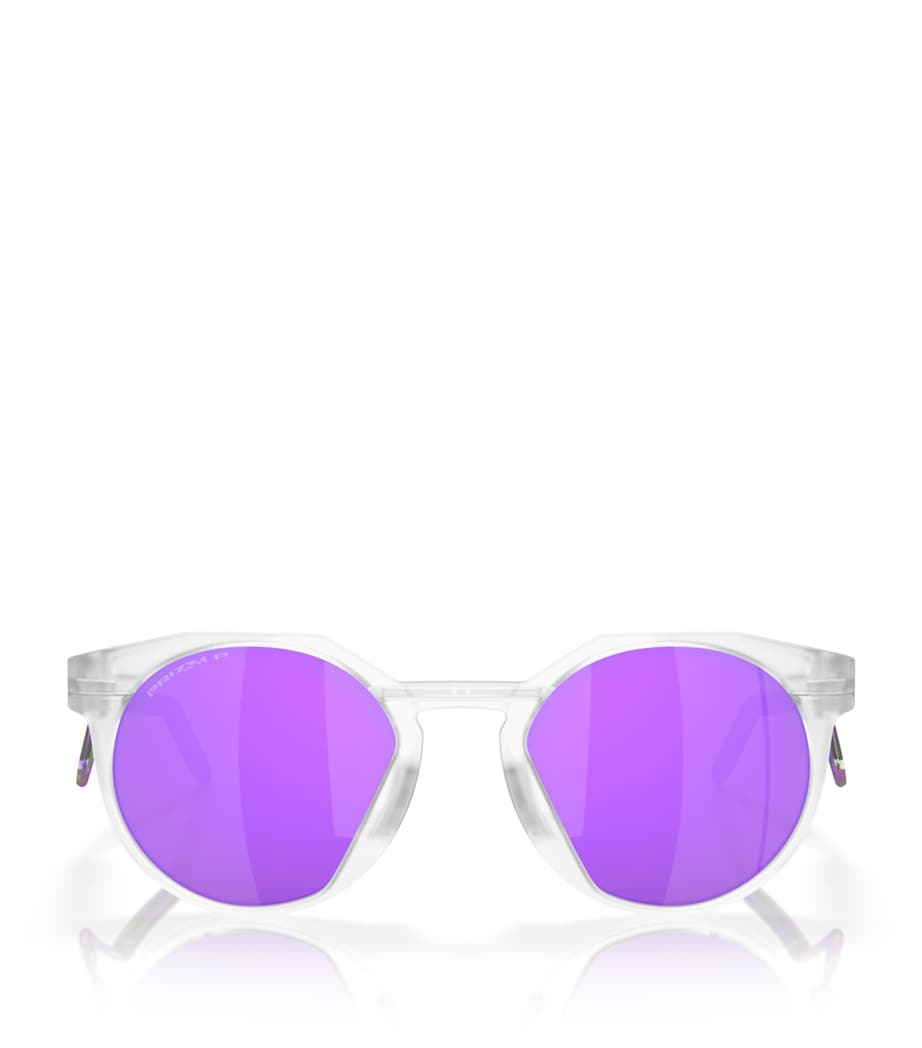 Oakley HTSN Metal Round Sunglasses Clear Image 1